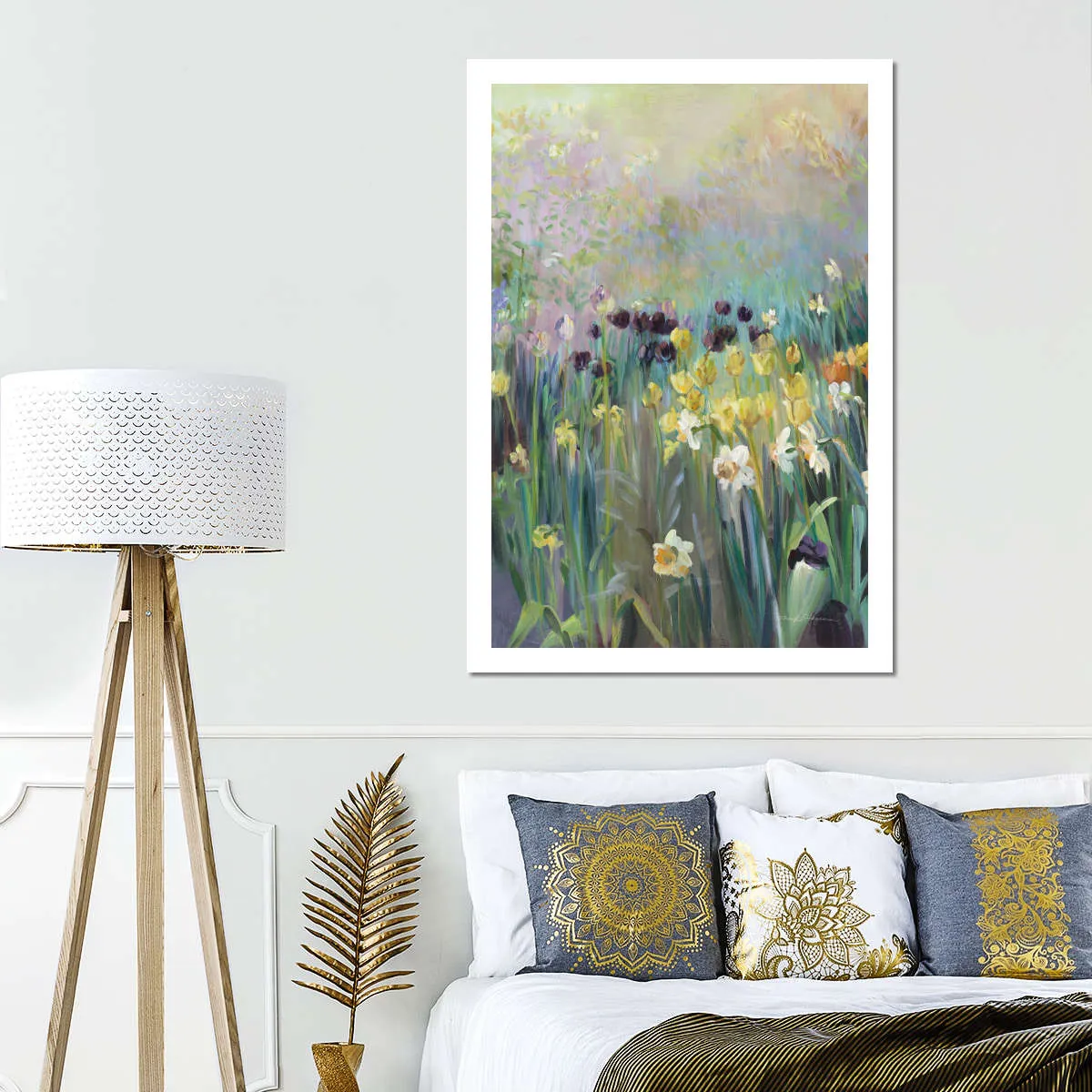 A Field Of Tulips Wall Art