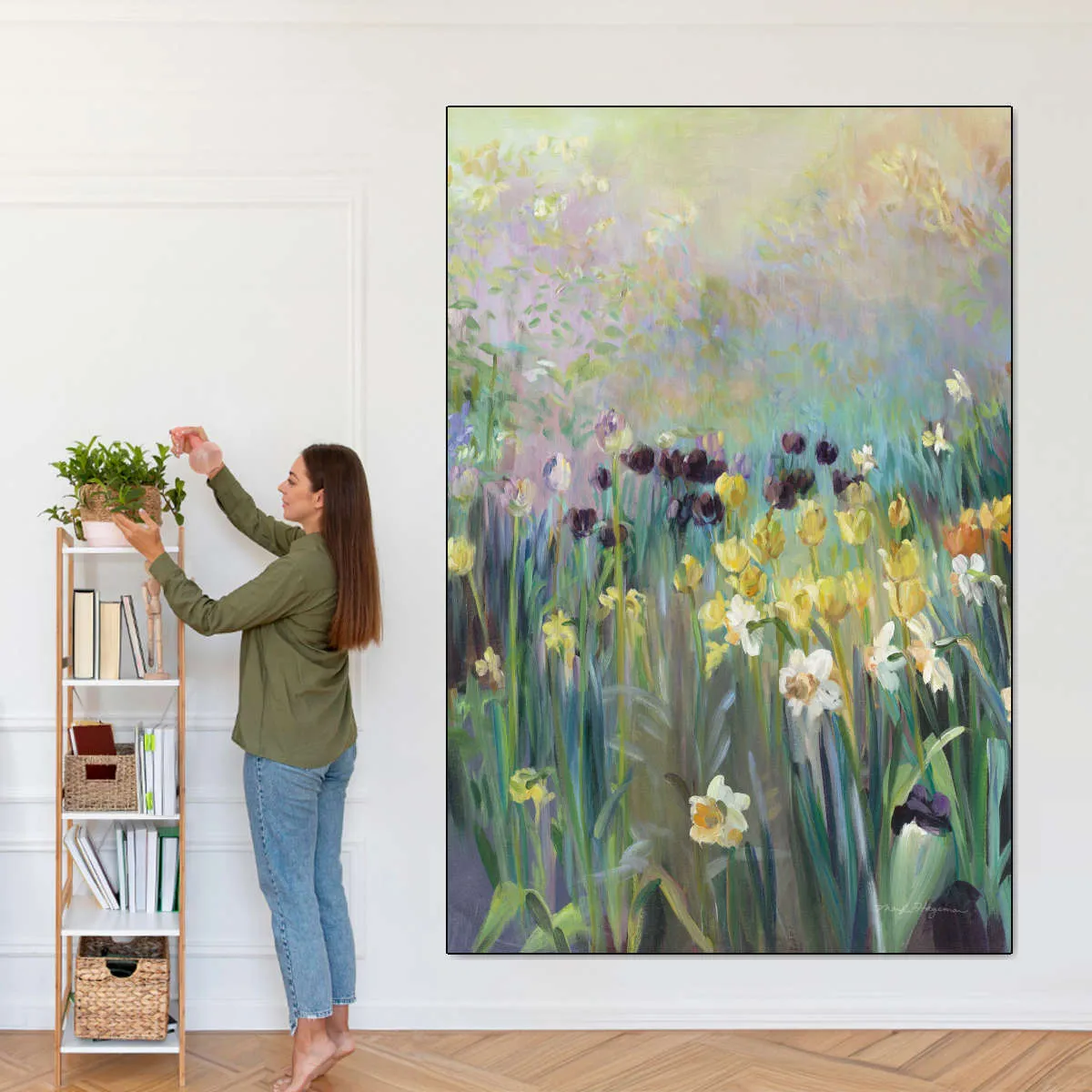 A Field Of Tulips Wall Art