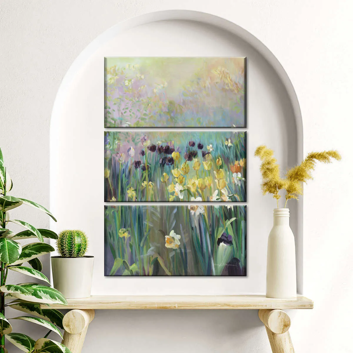 A Field Of Tulips Wall Art