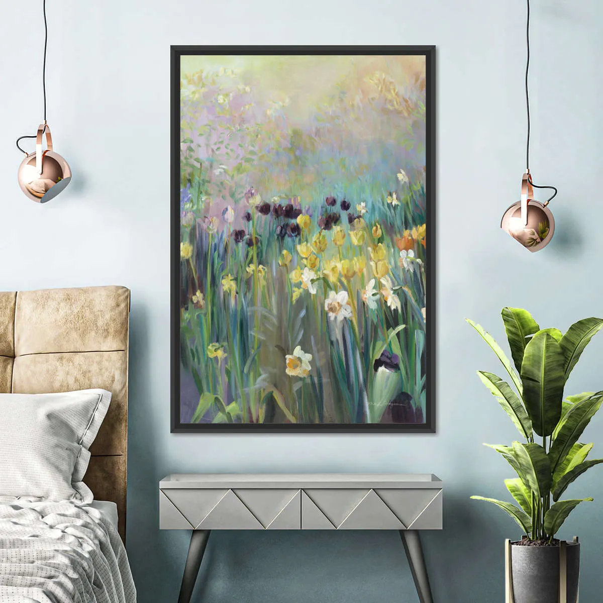 A Field Of Tulips Wall Art