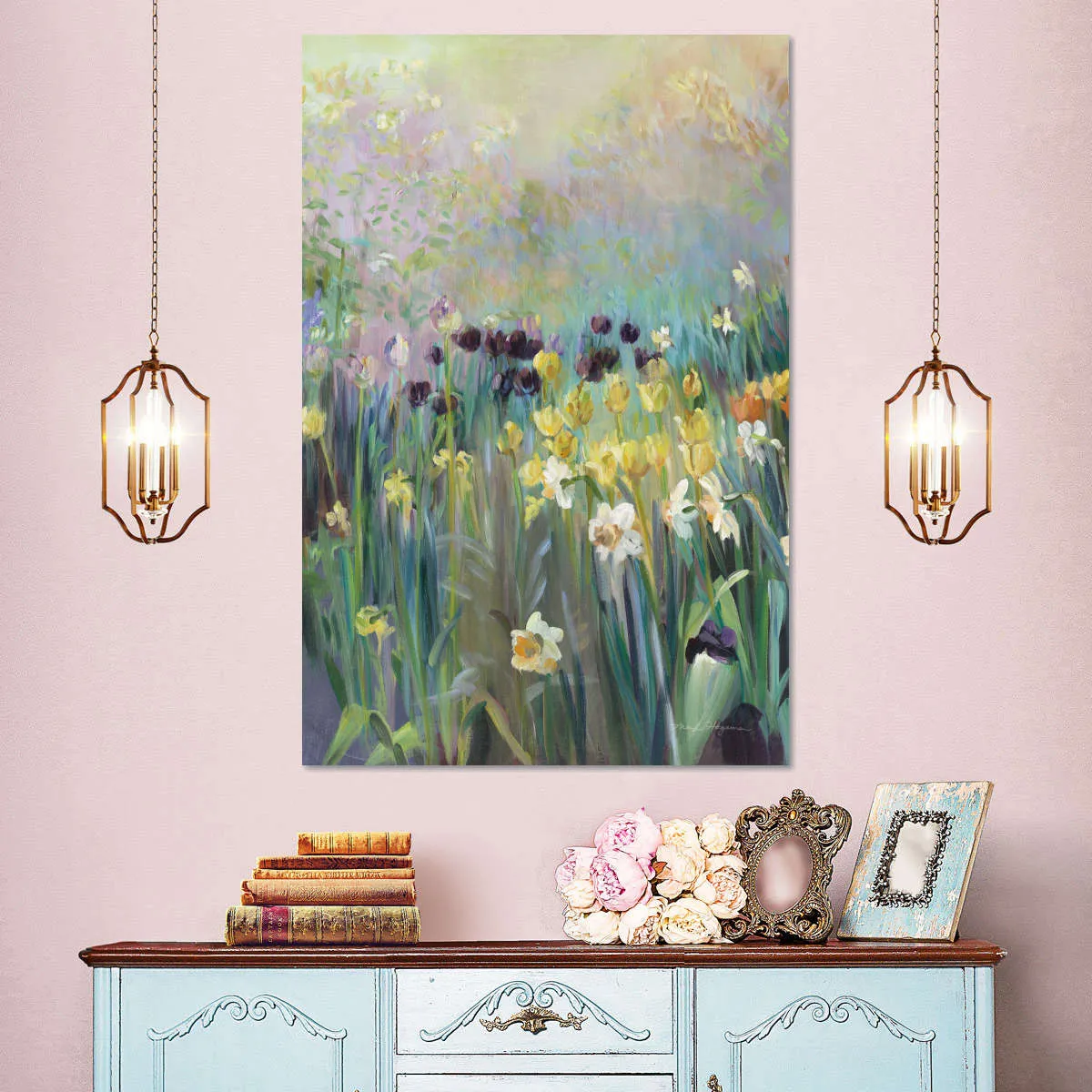 A Field Of Tulips Wall Art