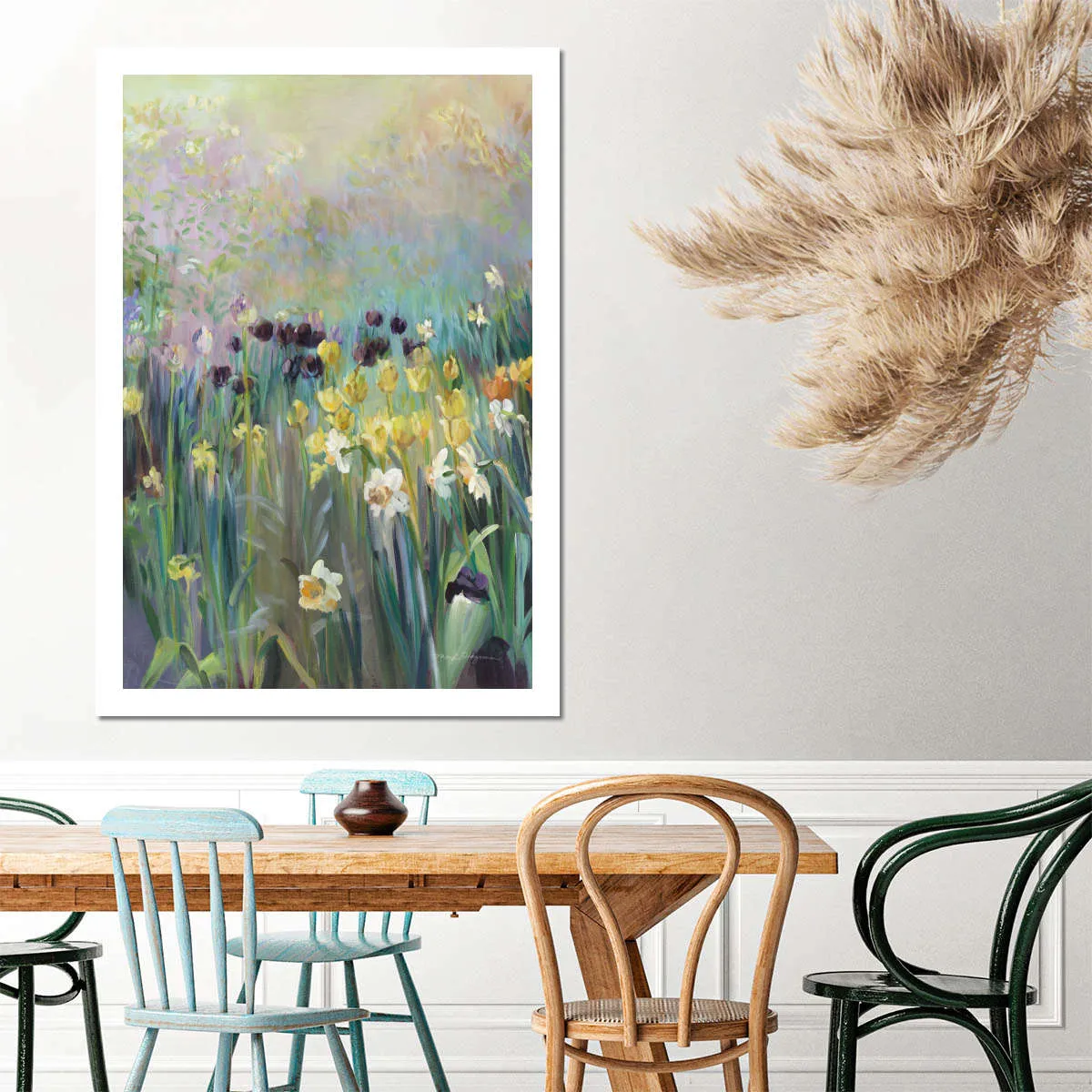 A Field Of Tulips Wall Art