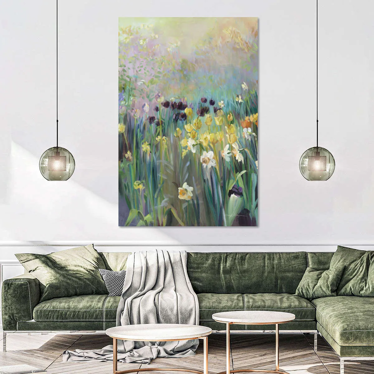 A Field Of Tulips Wall Art