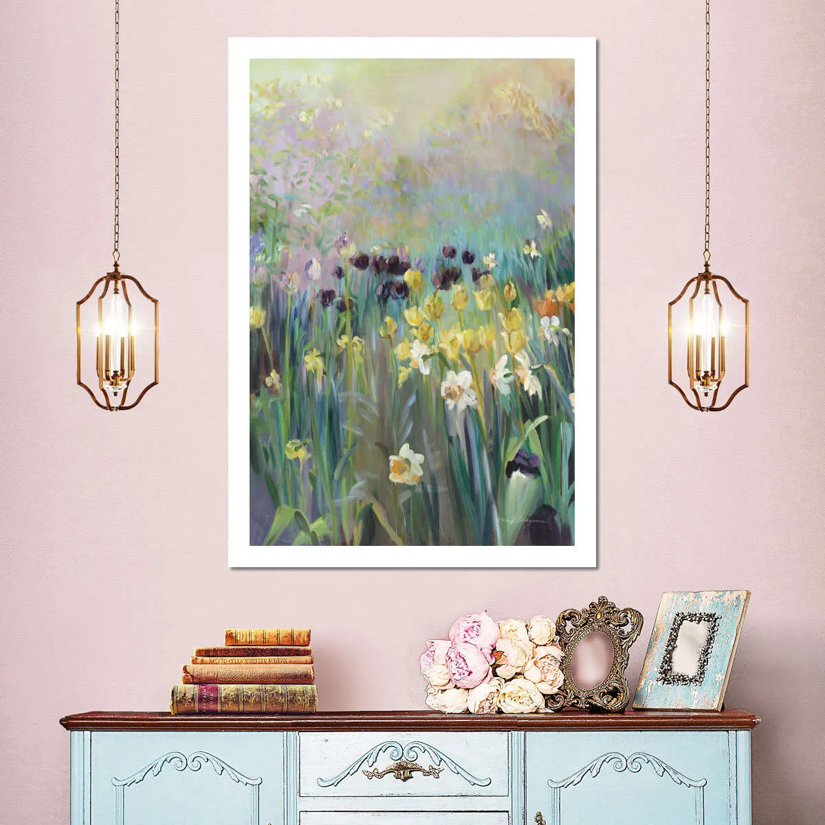 A Field Of Tulips Wall Art