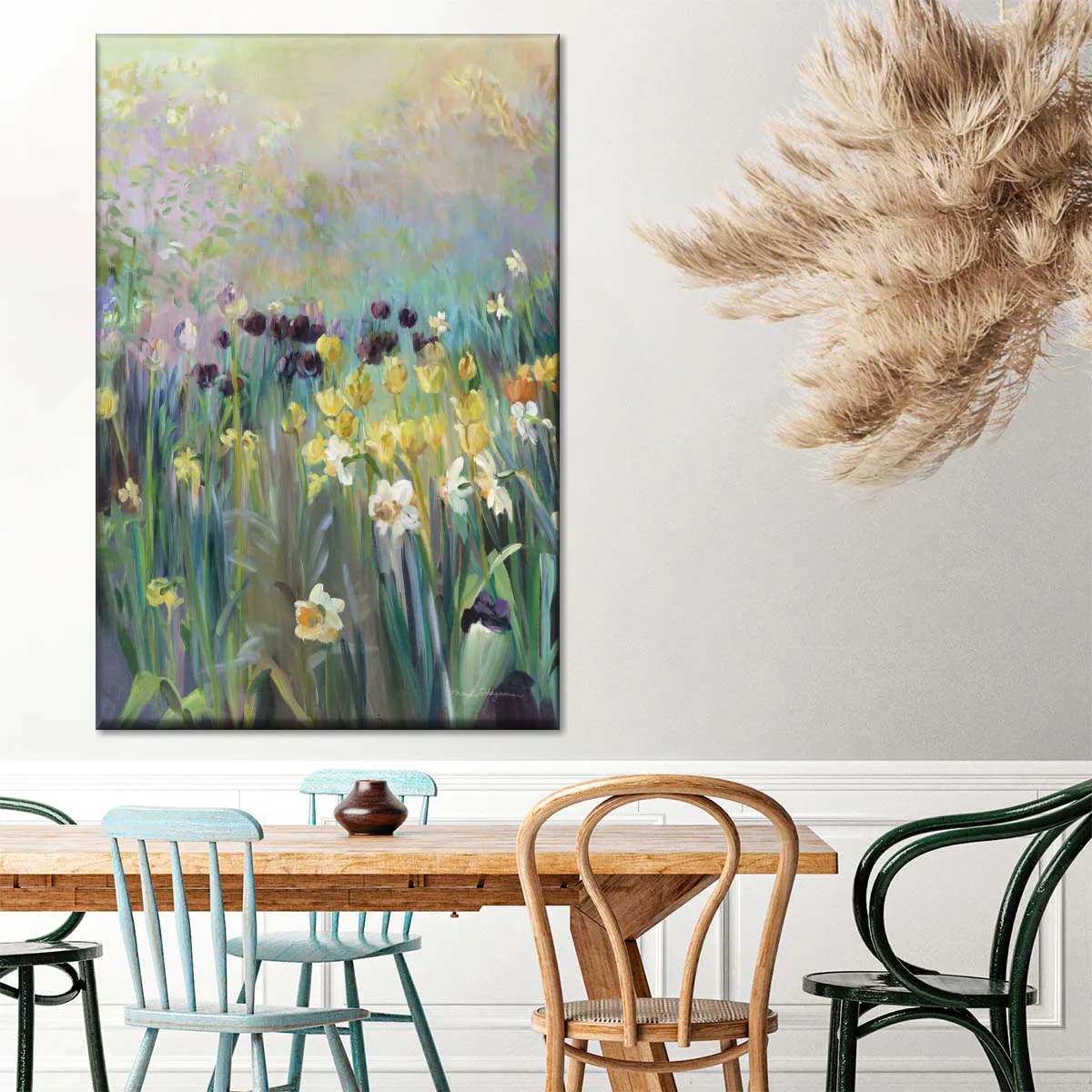 A Field Of Tulips Wall Art