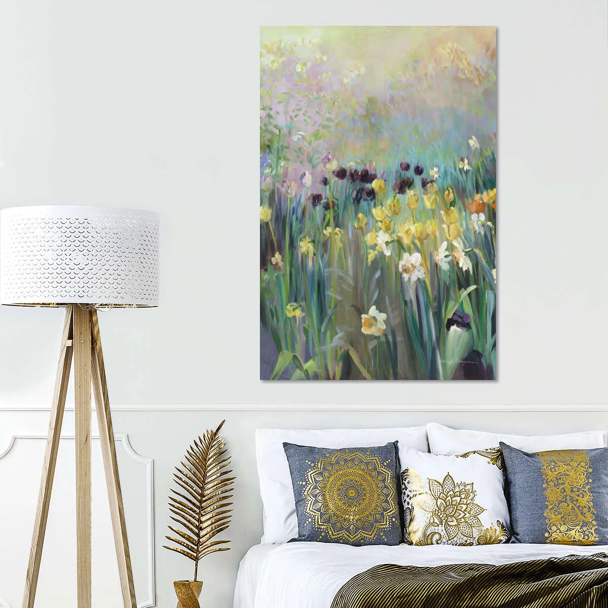 A Field Of Tulips Wall Art