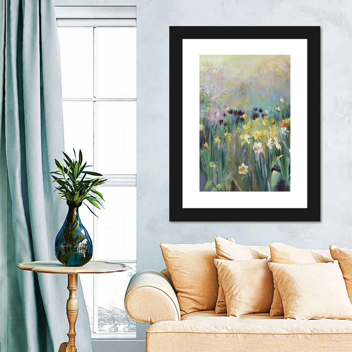 A Field Of Tulips Wall Art