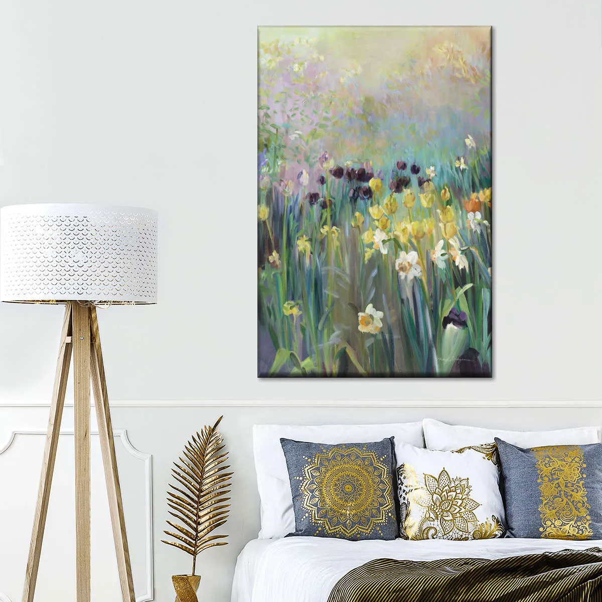 A Field Of Tulips Wall Art