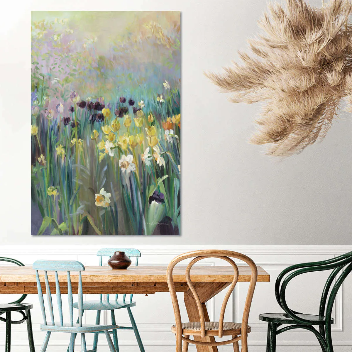 A Field Of Tulips Wall Art