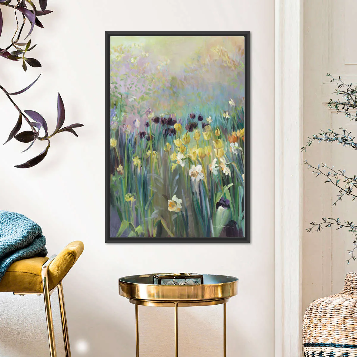 A Field Of Tulips Wall Art