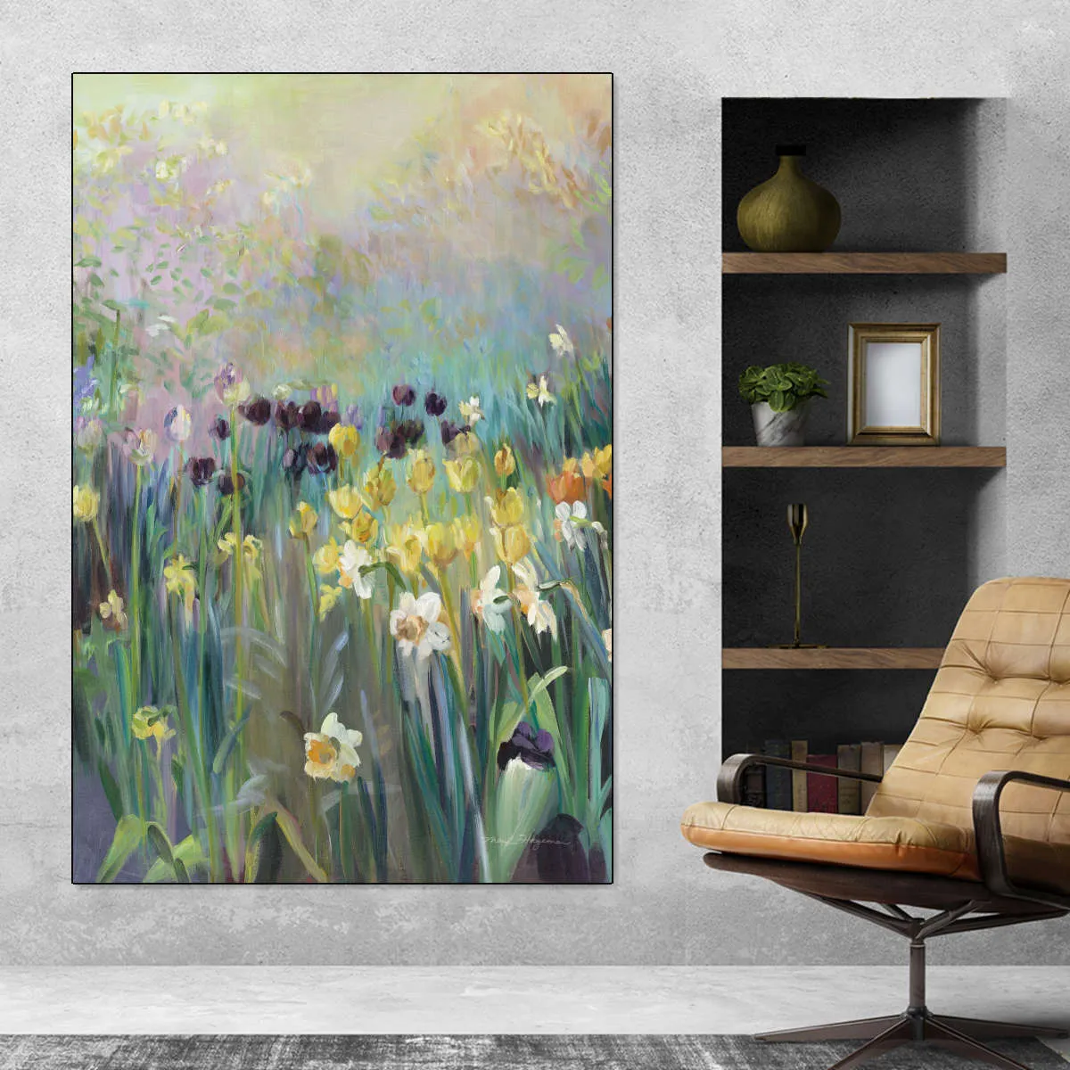 A Field Of Tulips Wall Art