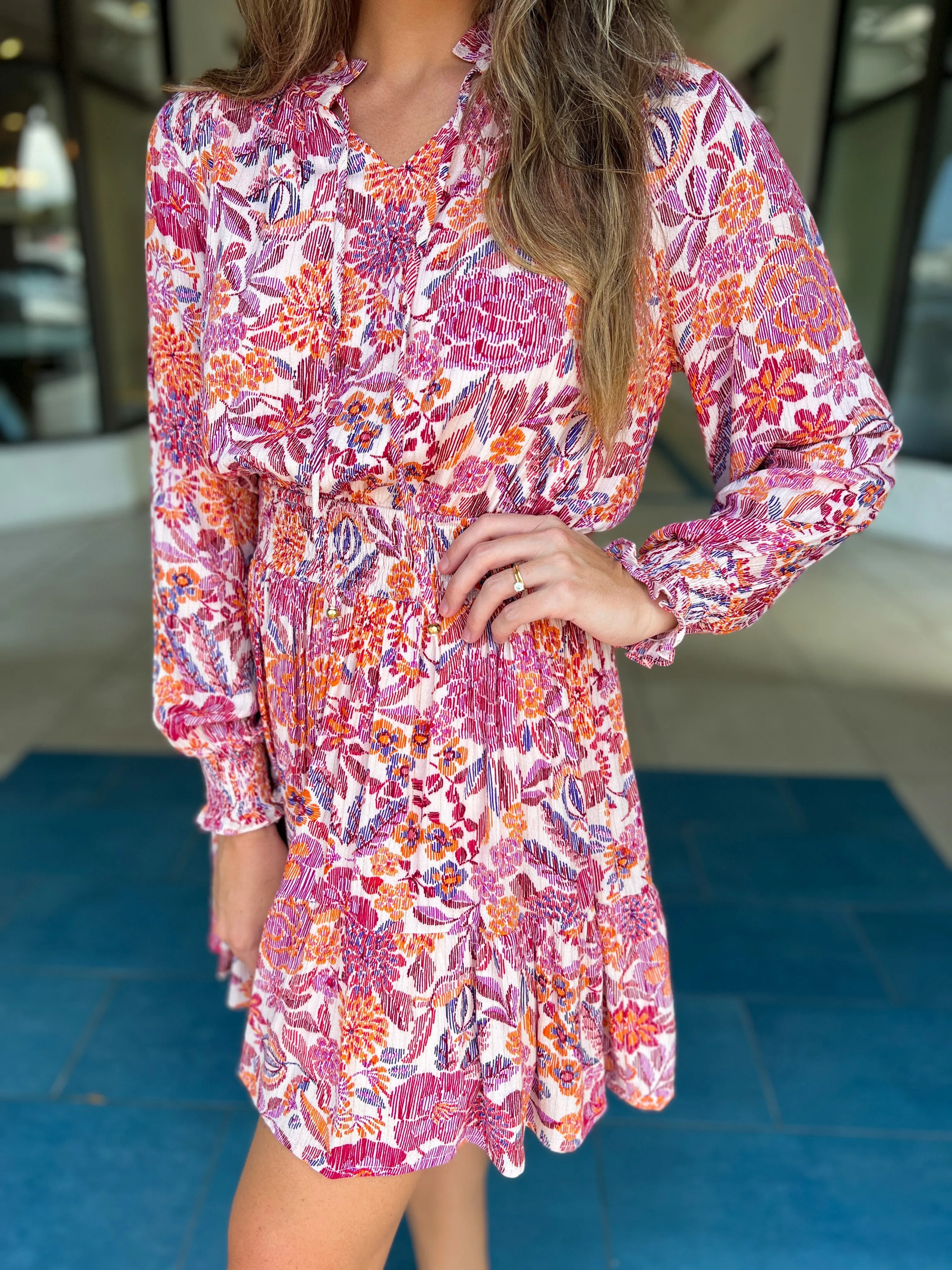 Adela Floral Dress