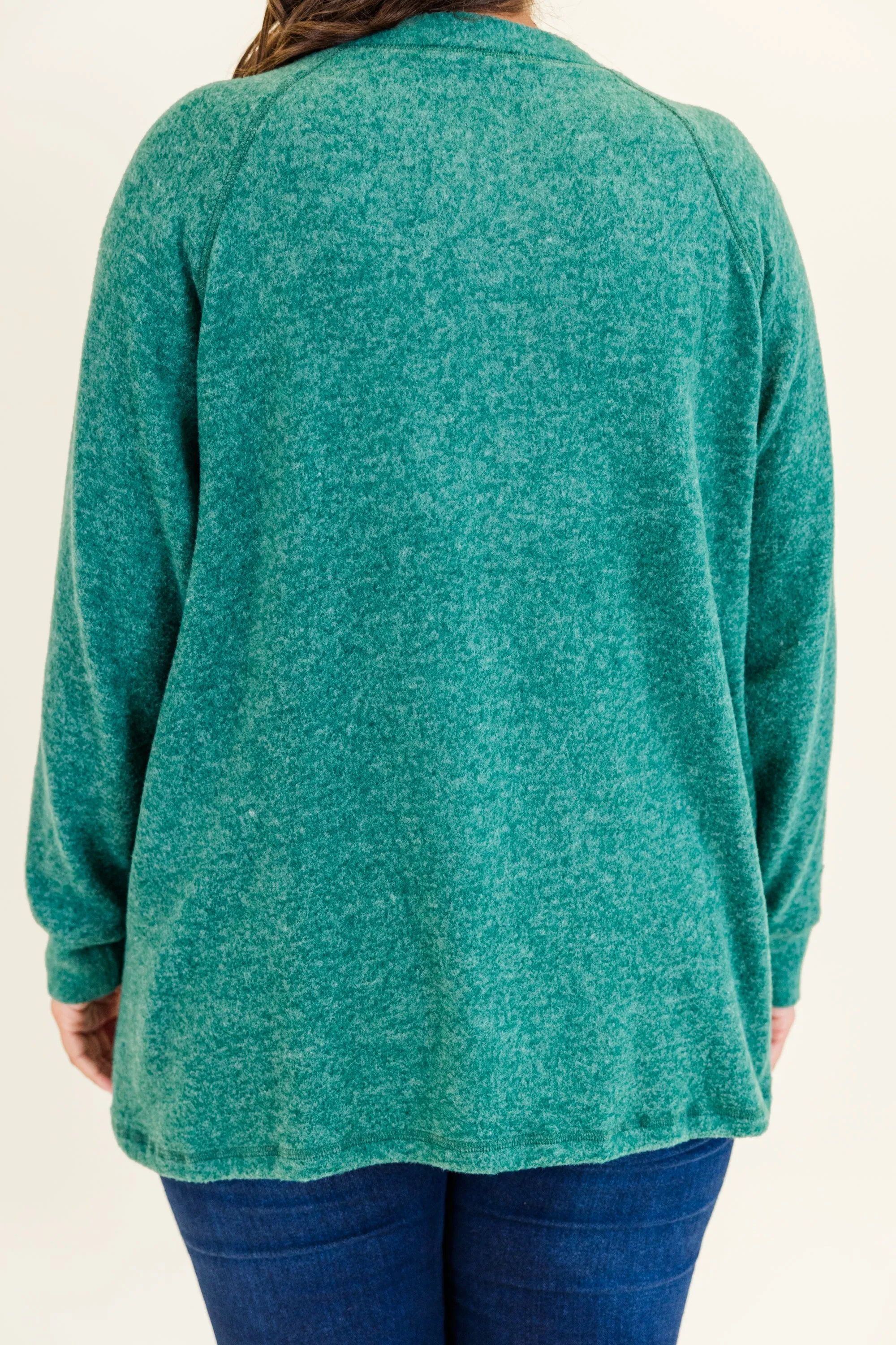 All The Feels Pullover, Dark Green