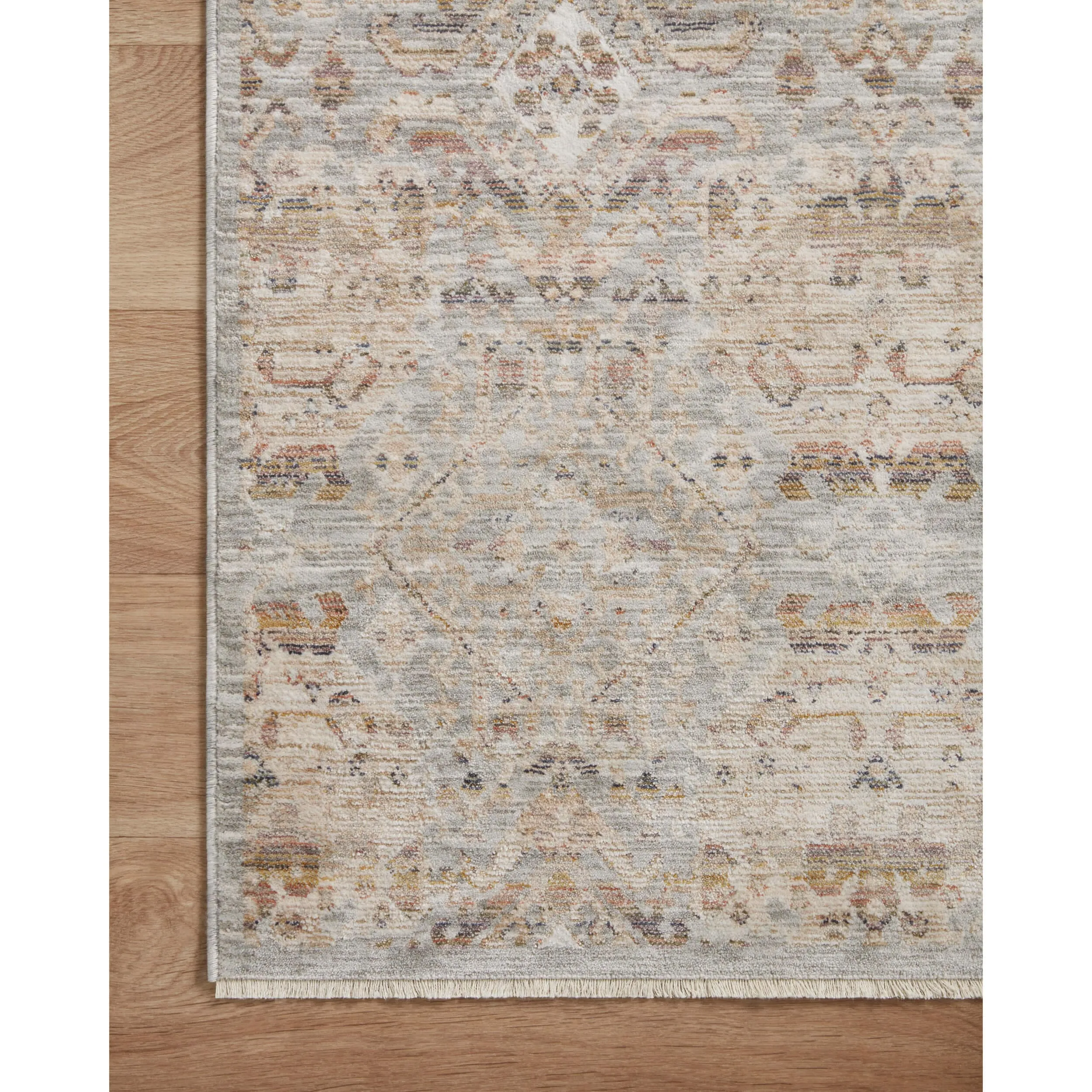 Amber Lewis x Loloi Rug Zuma ZUM-05, Silver/Multi