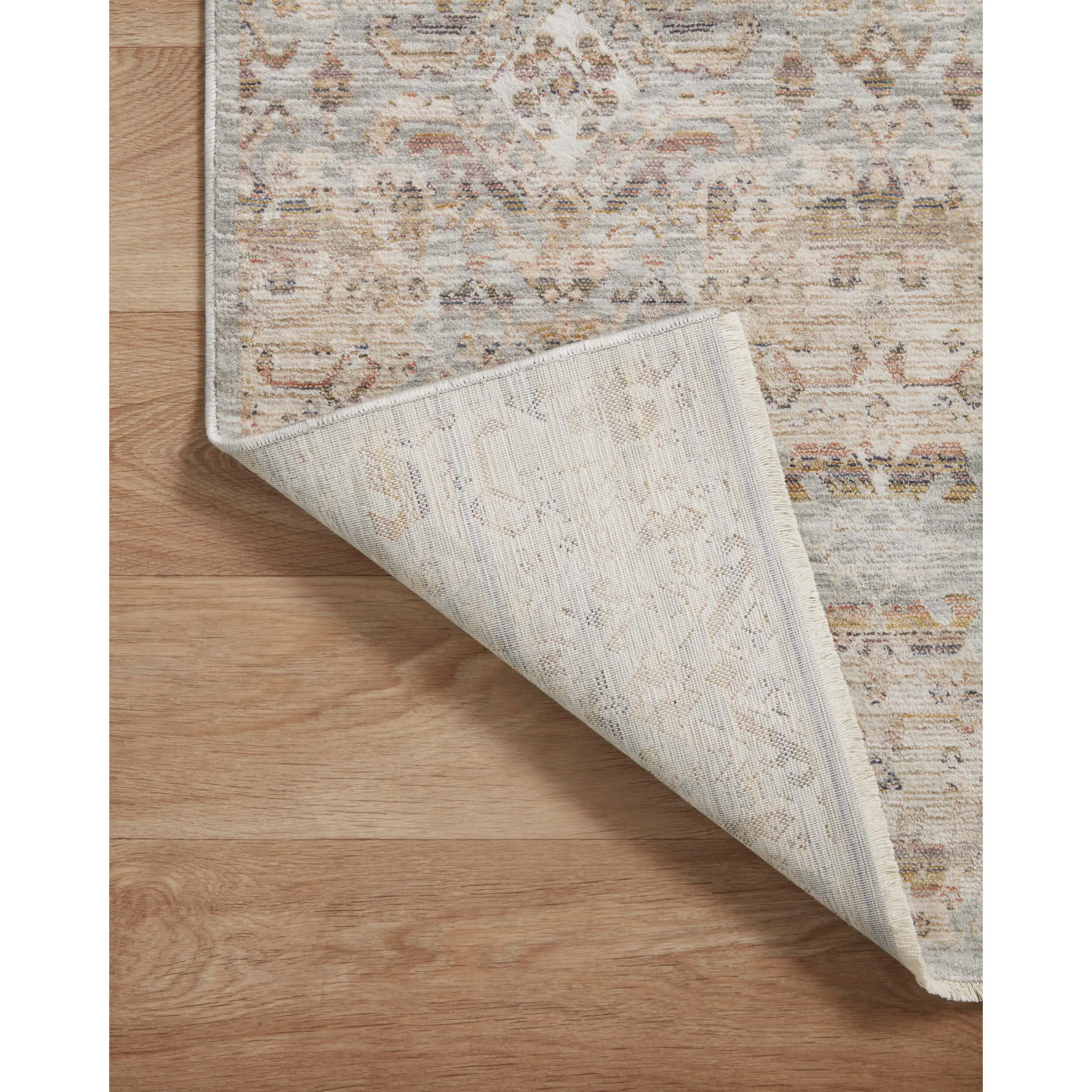 Amber Lewis x Loloi Rug Zuma ZUM-05, Silver/Multi