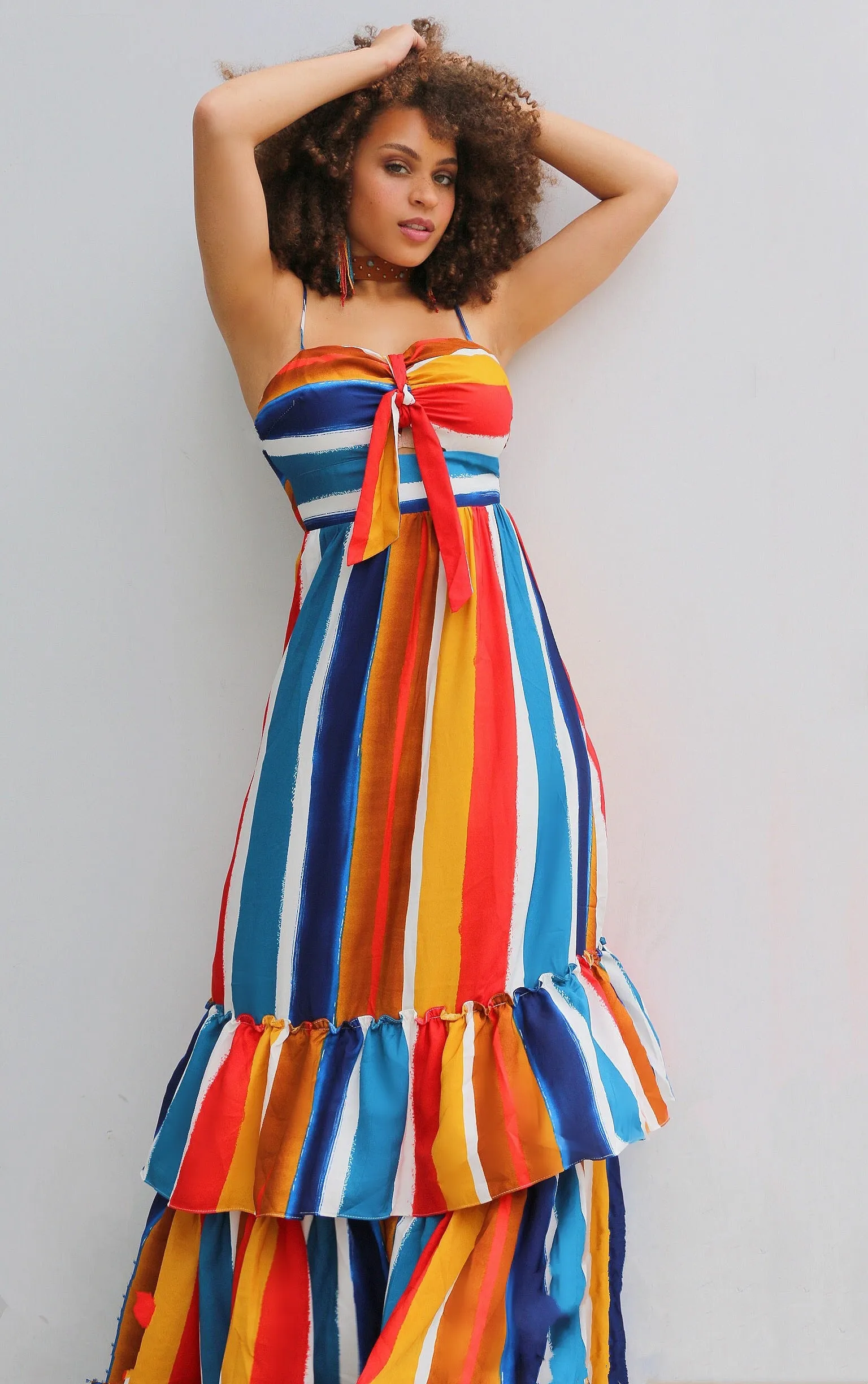 Arraya Striped Maxi