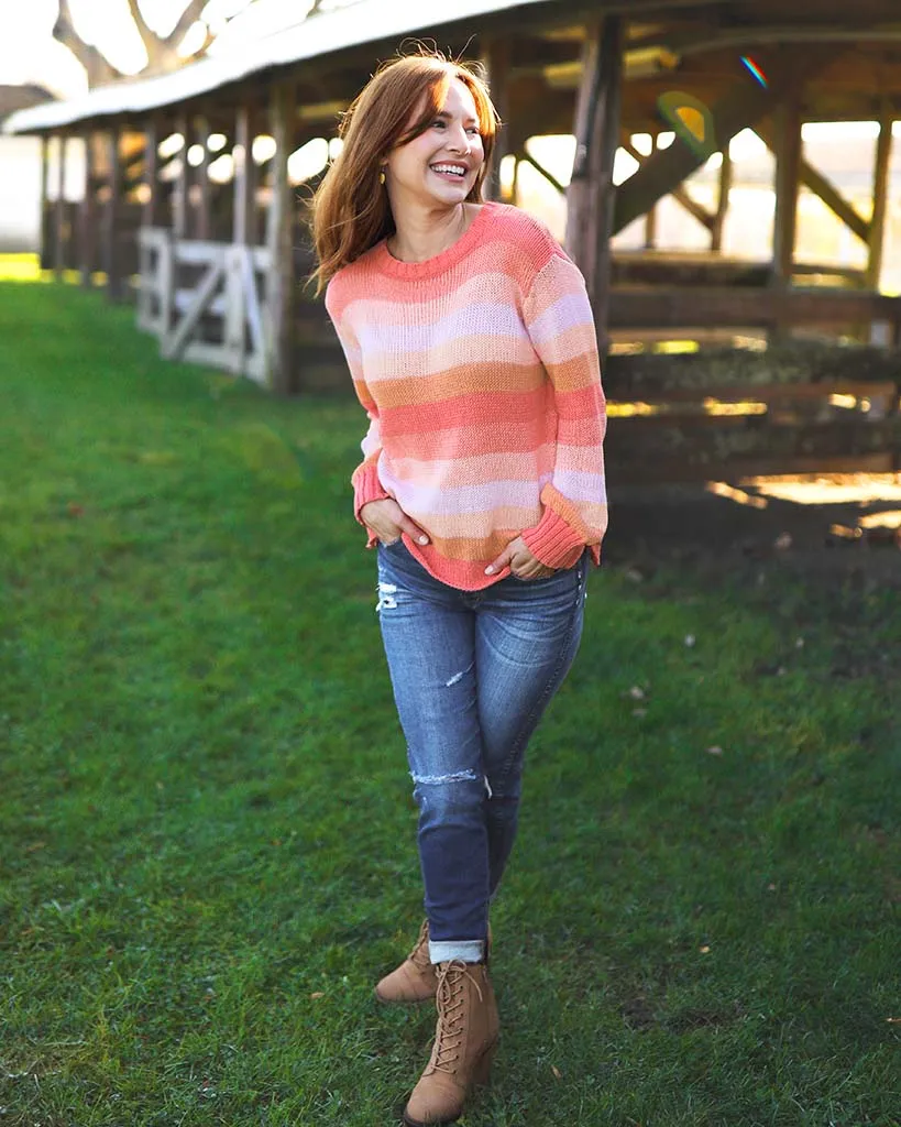 AUTUMN STRIPED CREW COTTON