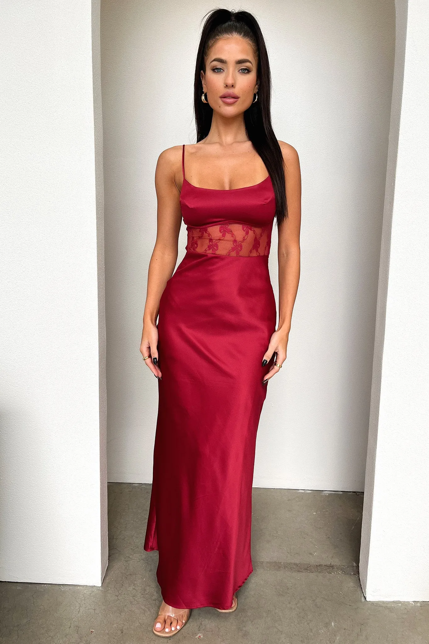 Azaria Maxi Dress - Red