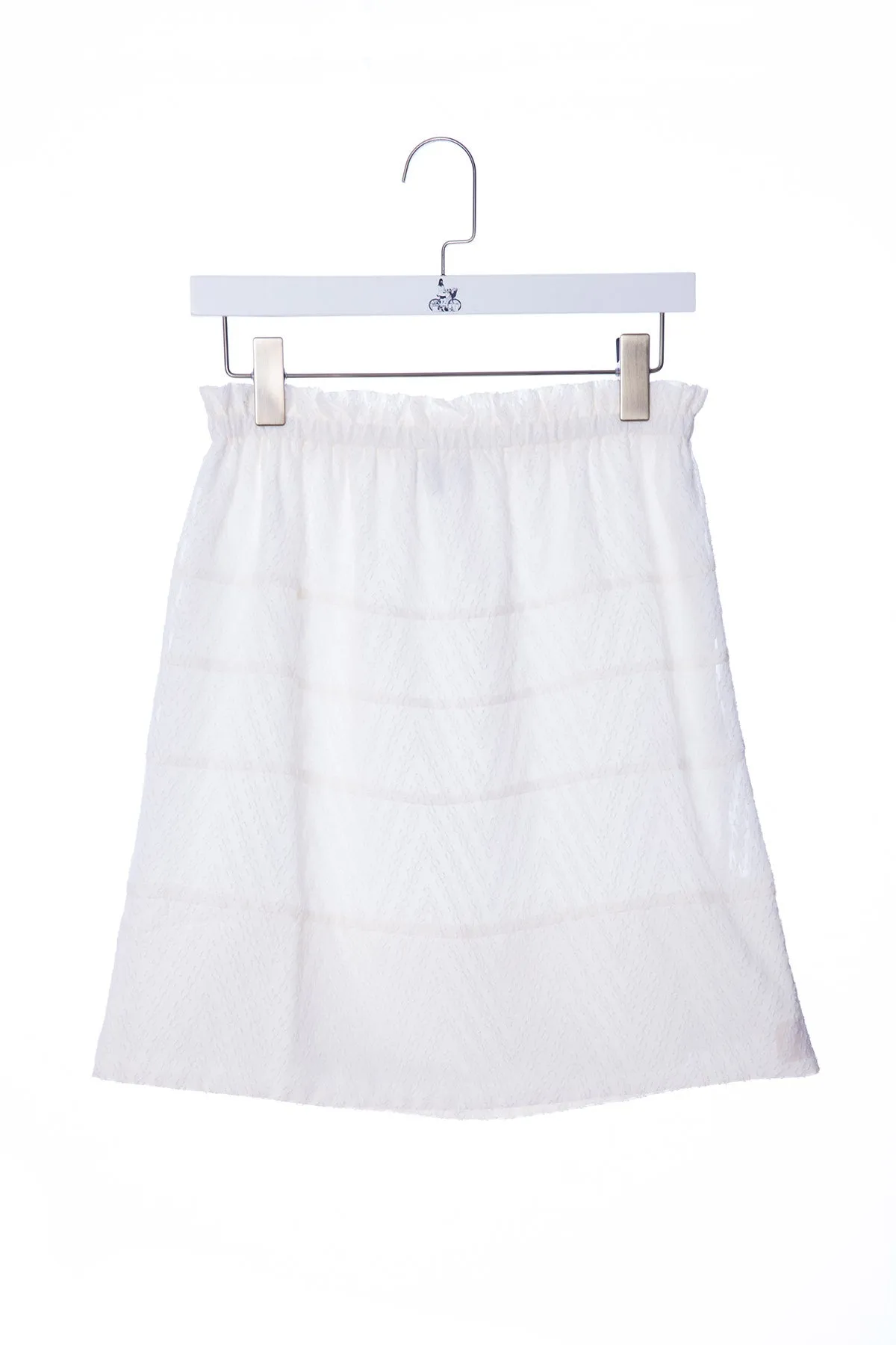 Broderie Anglaised Mini Skirt