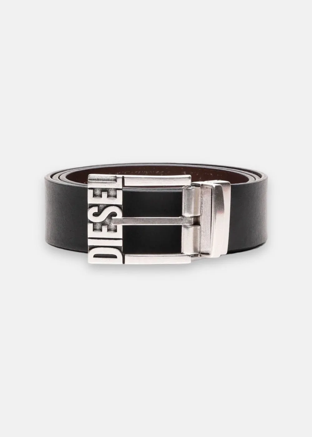 Ceinture en Cuir Diesel B-Shift Ii Silver