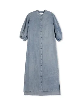 Chambray Denim Shirt Dress