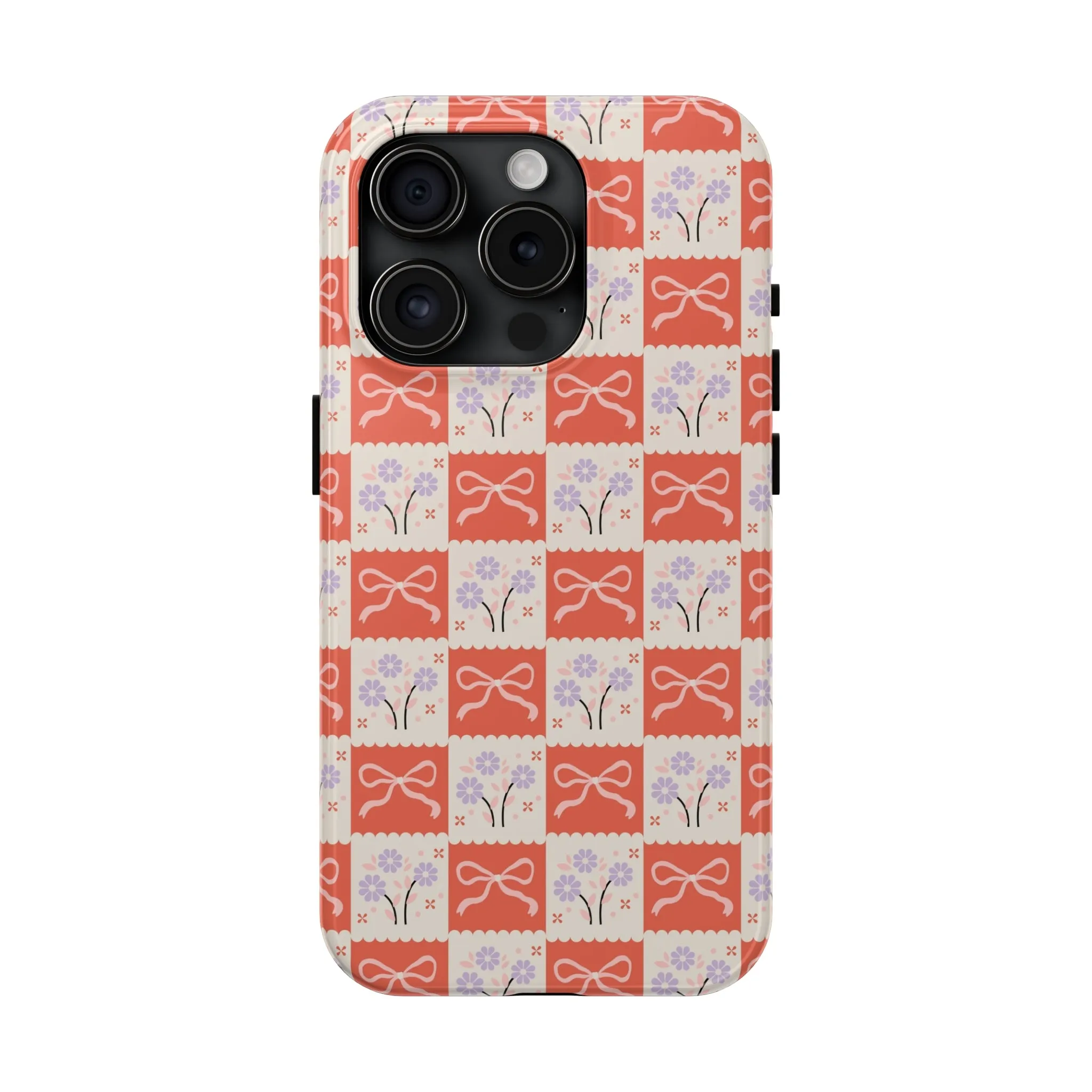 Checkered Charm | Red Checkered Case