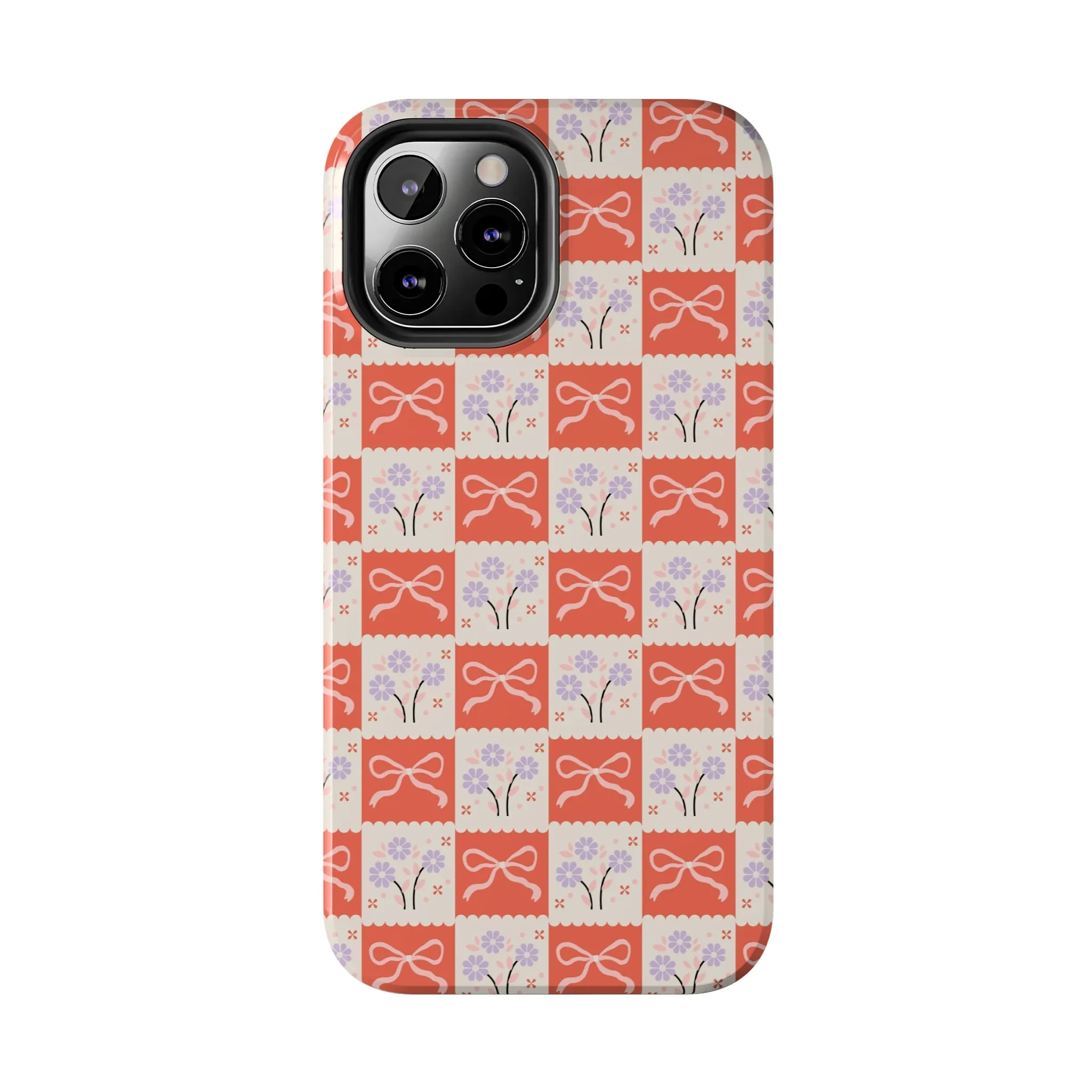 Checkered Charm | Red Checkered Case