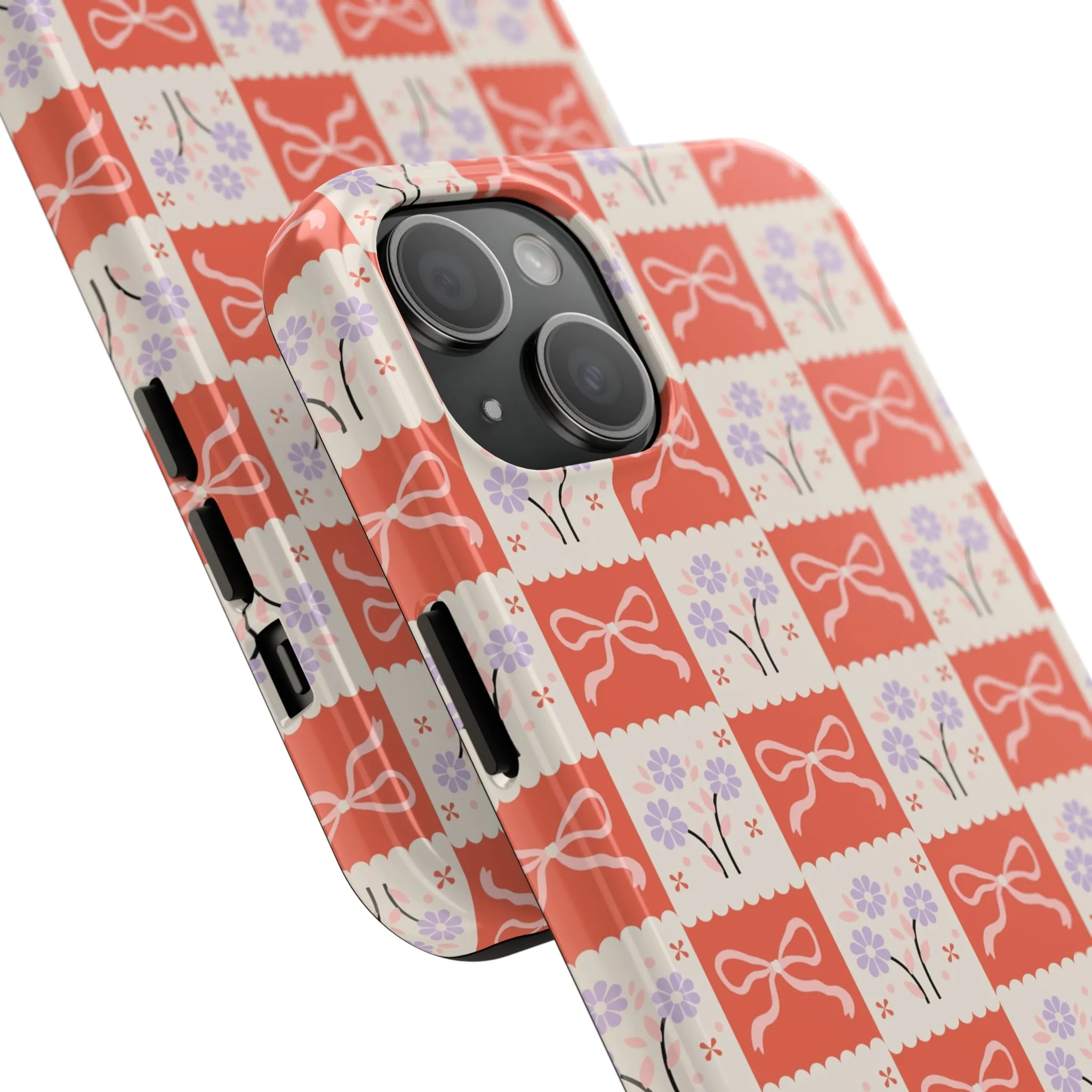 Checkered Charm | Red Checkered Case