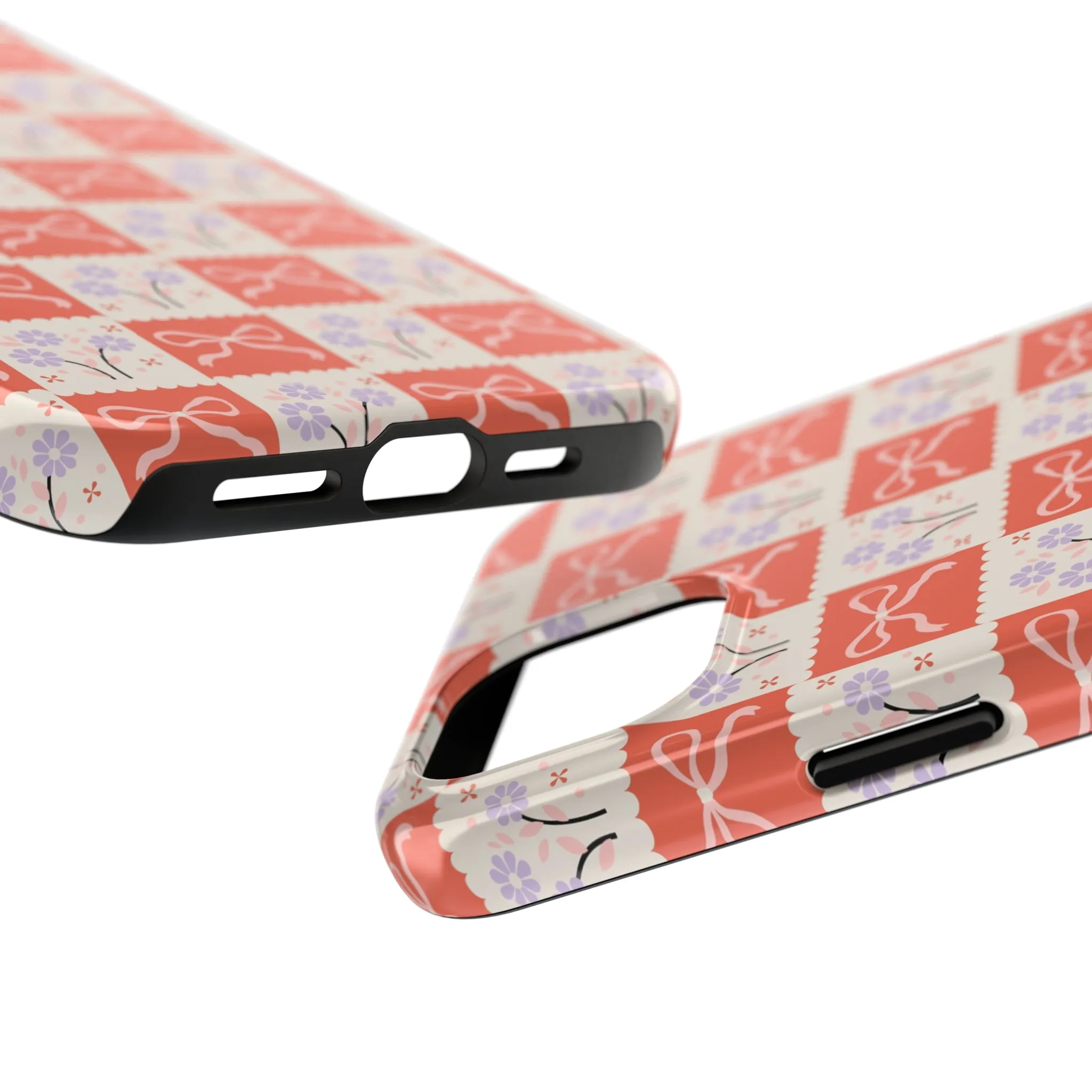 Checkered Charm | Red Checkered Case