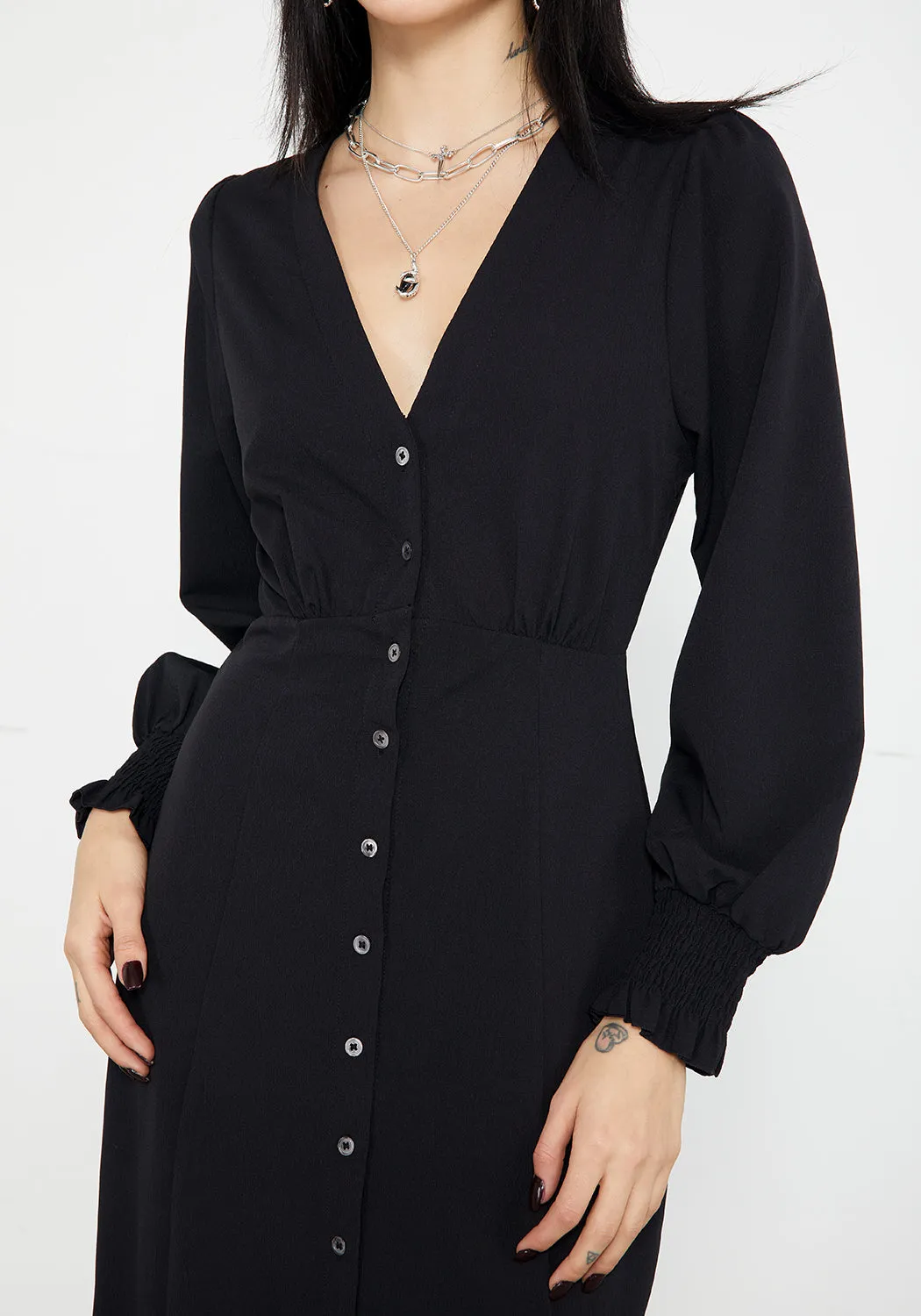 Cora Button Up Midaxi Dress