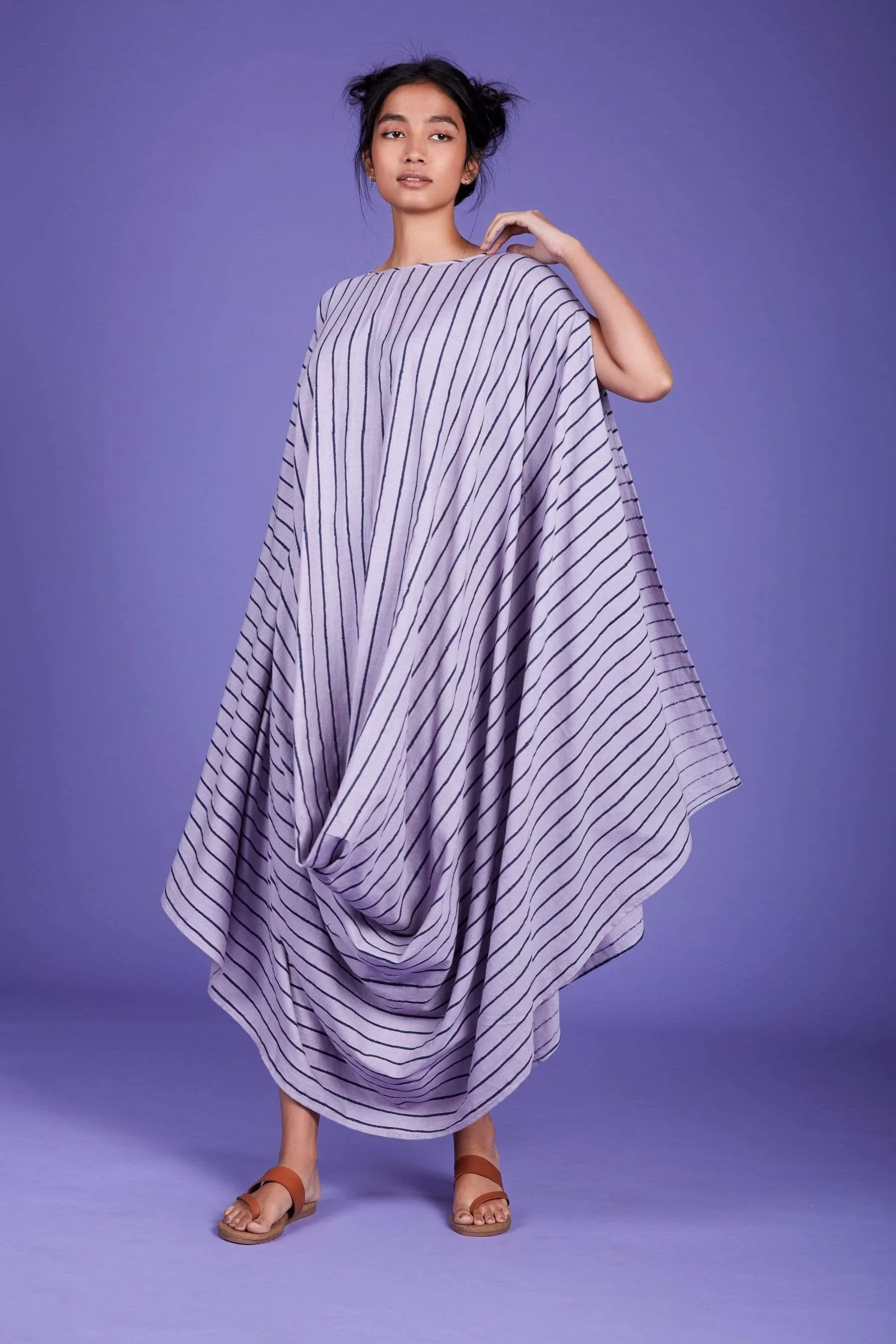 Cowl Dress SS Lavender