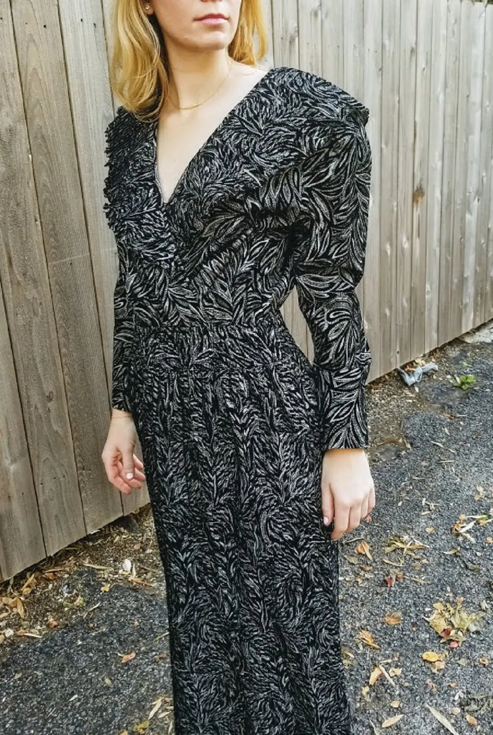 *Deadstock Vintage* Iconic 1980's NWT $595 Boho Cocktail Metallic Dress by Diane Freis