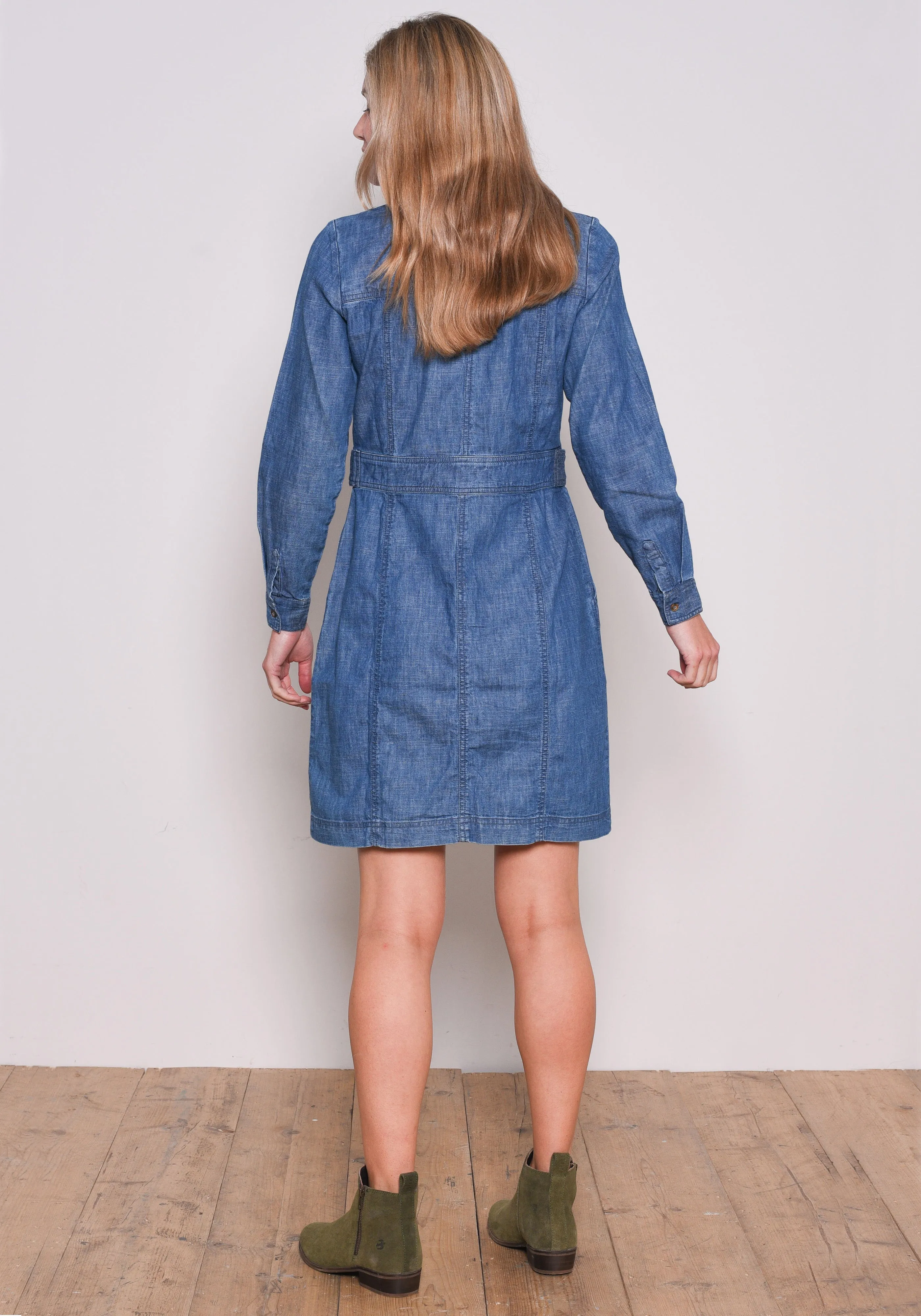 Denim Shirt Dress