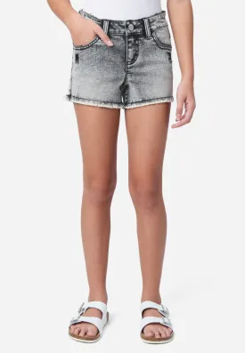 Distressed Classic Denim Shorts