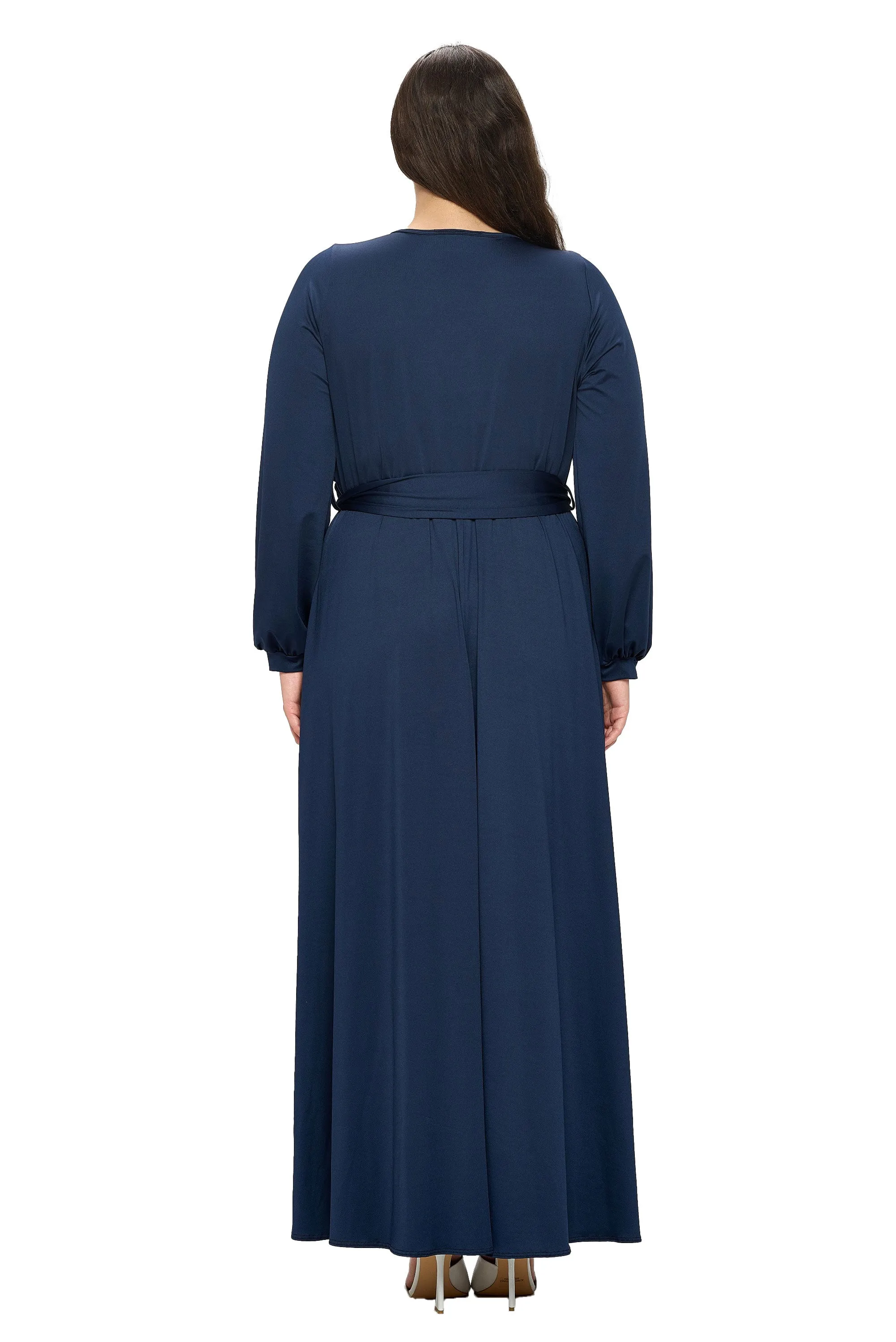 Espinoza Surplice Maxi Dress