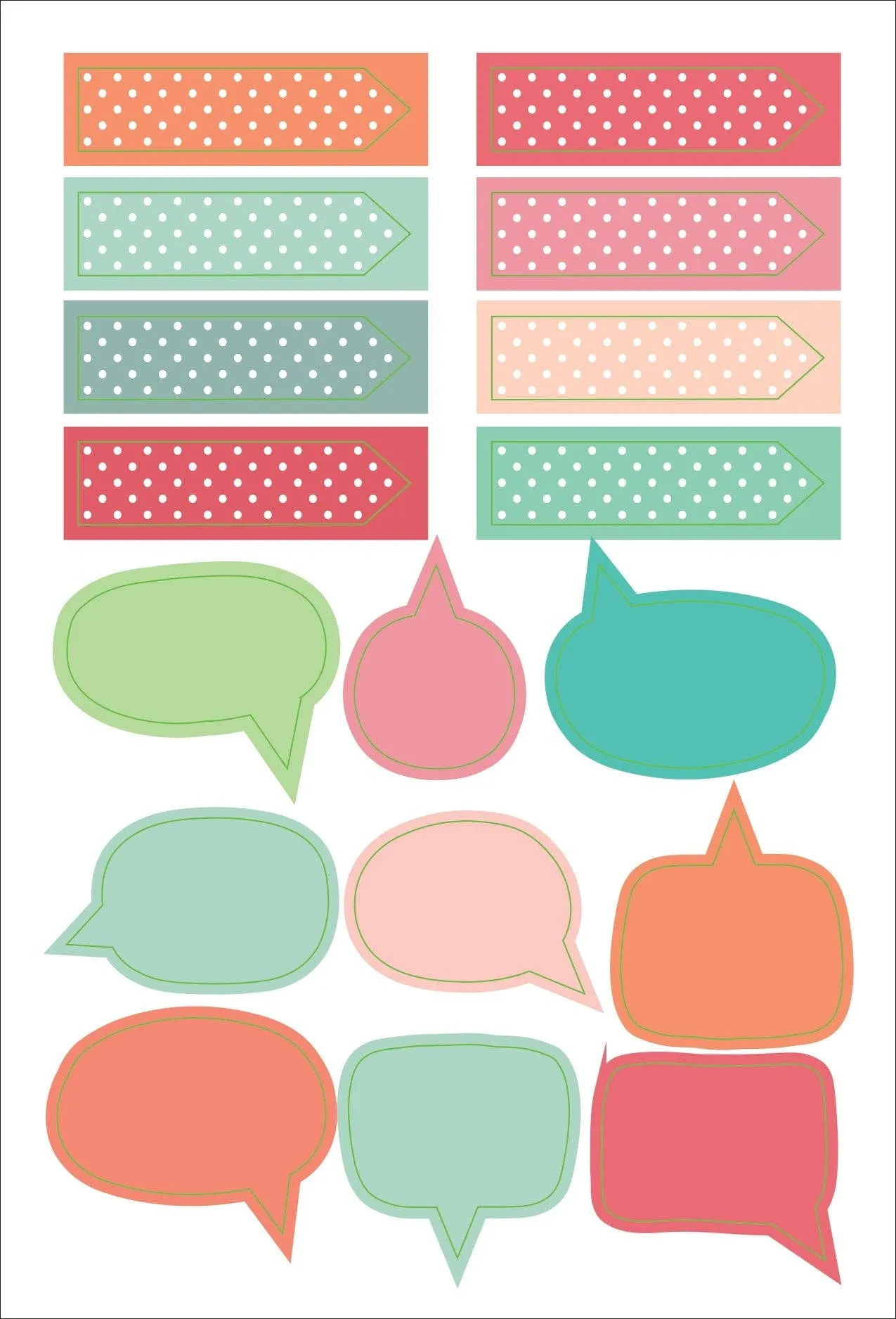 Essentials Dotted Journal Planner Stickers