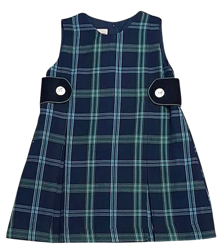 Fall  Blue Plaid Girl's Jumper