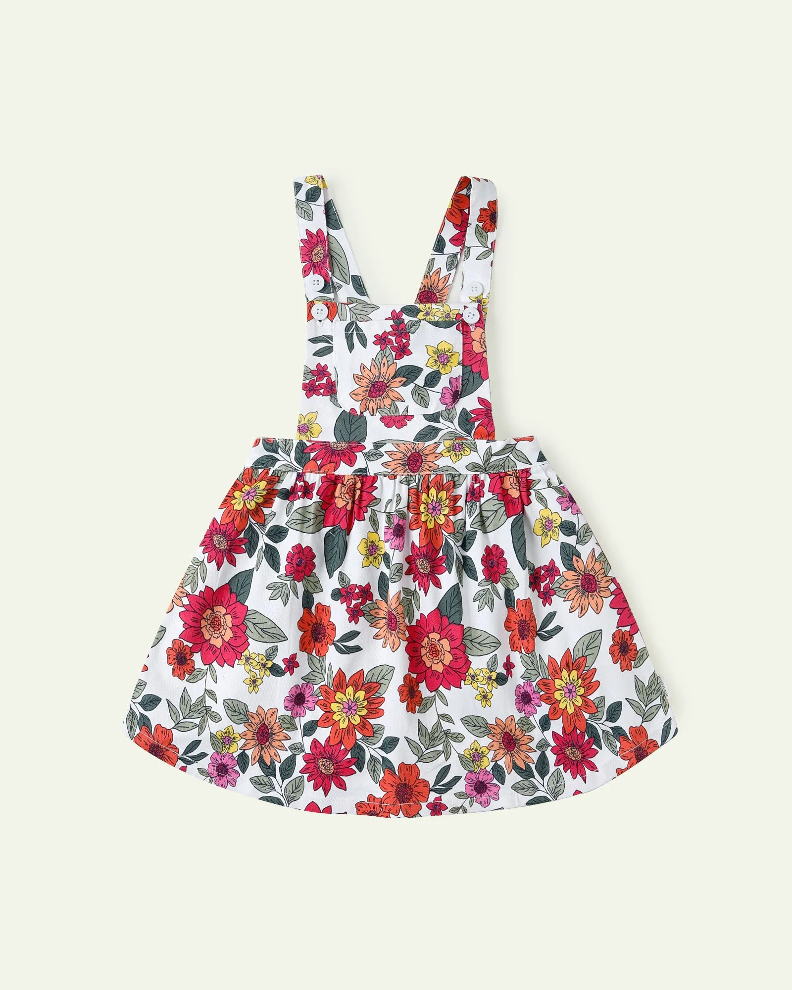 Floral Pinafore Dress