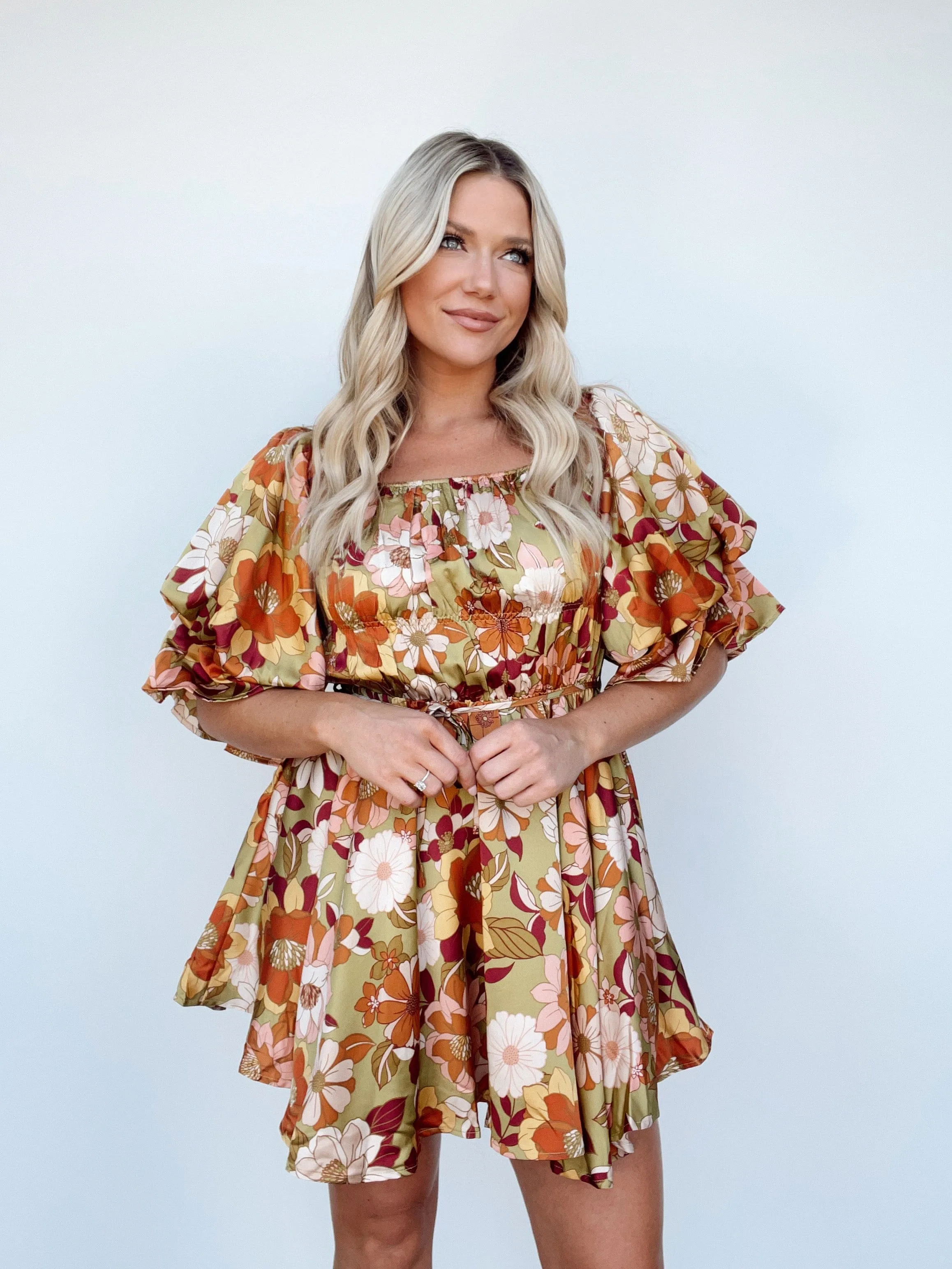 Flower Power Mini Dress