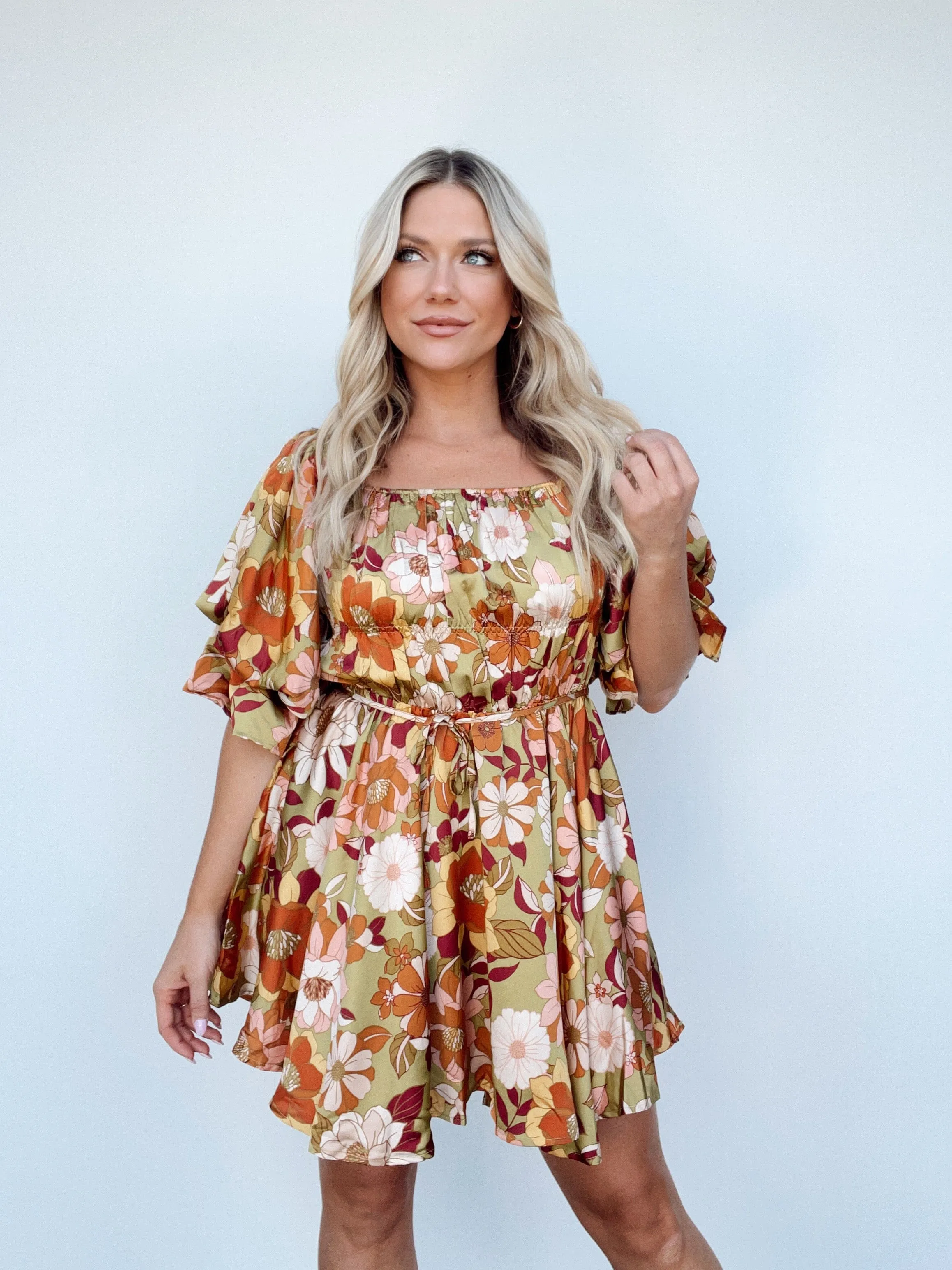 Flower Power Mini Dress