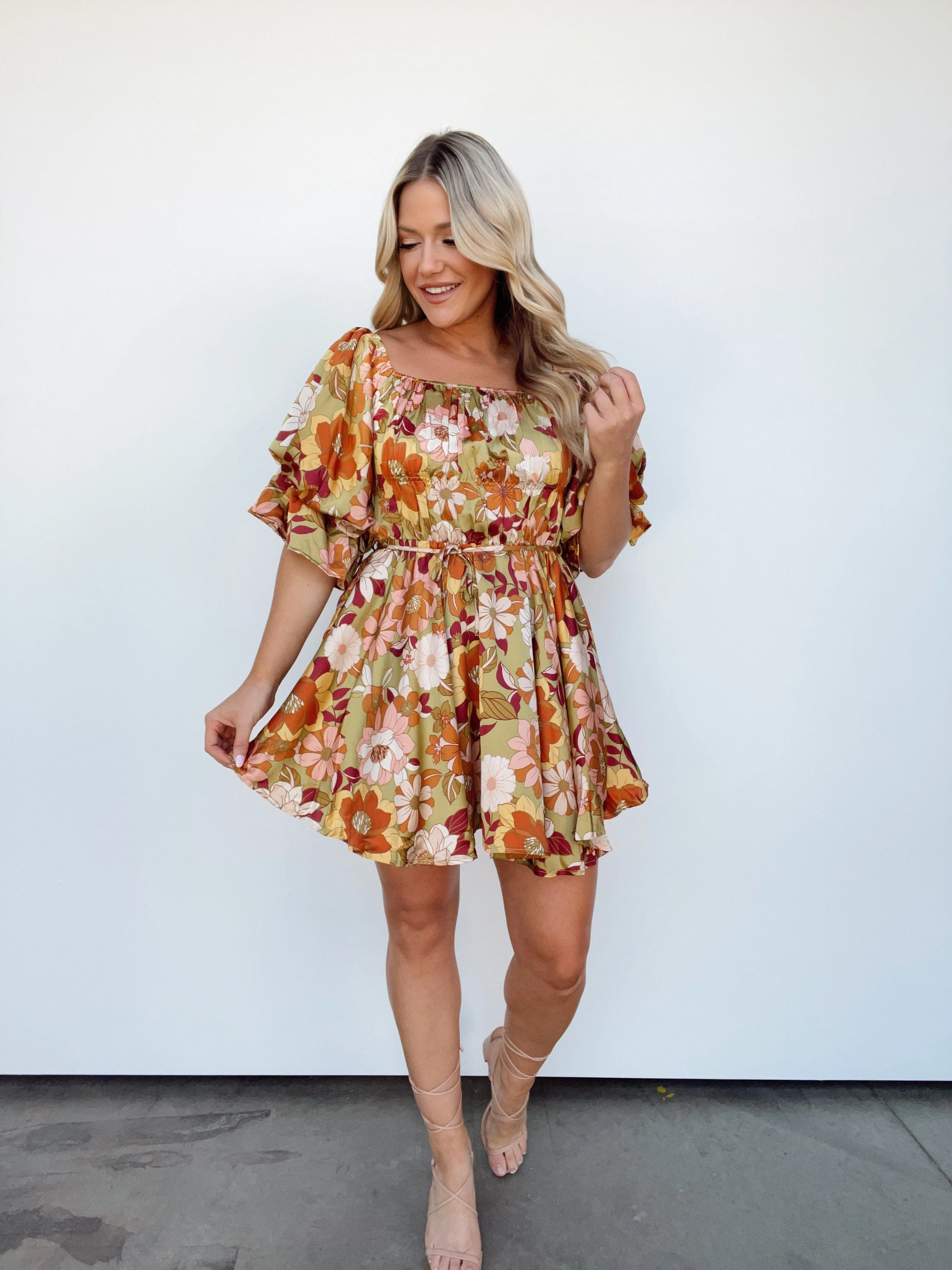 Flower Power Mini Dress