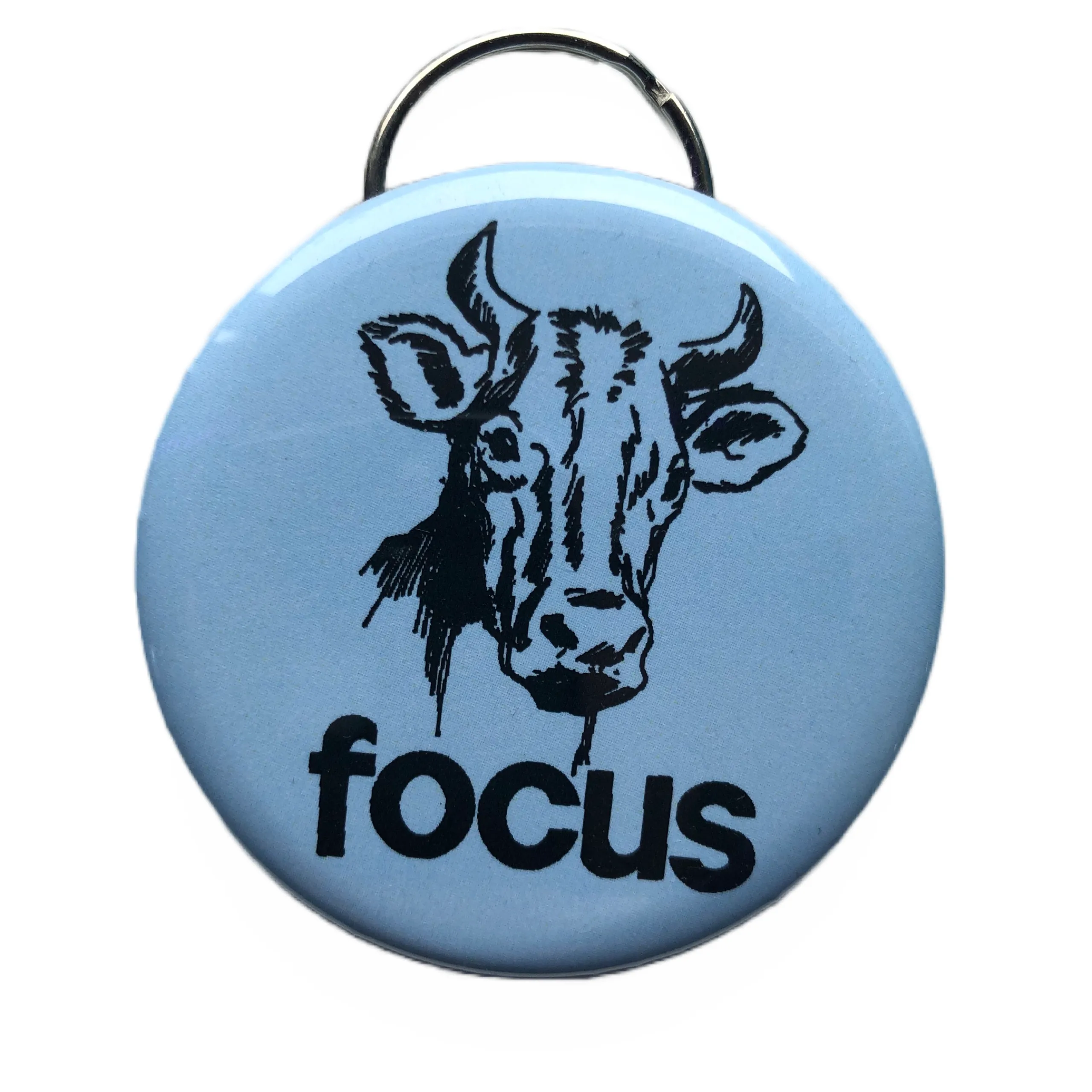 Focus Cow Keychain