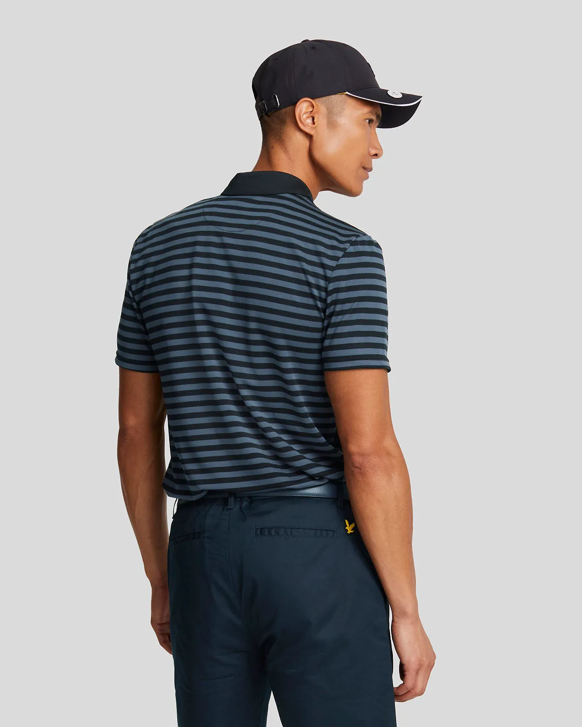 Golf Broad Stripe Polo Shirt