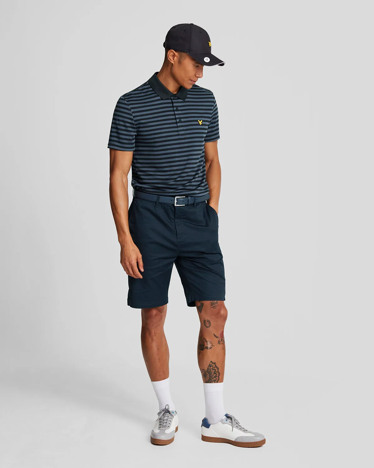 Golf Broad Stripe Polo Shirt