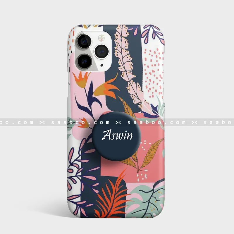 Graphics Floral Design Gripper Case