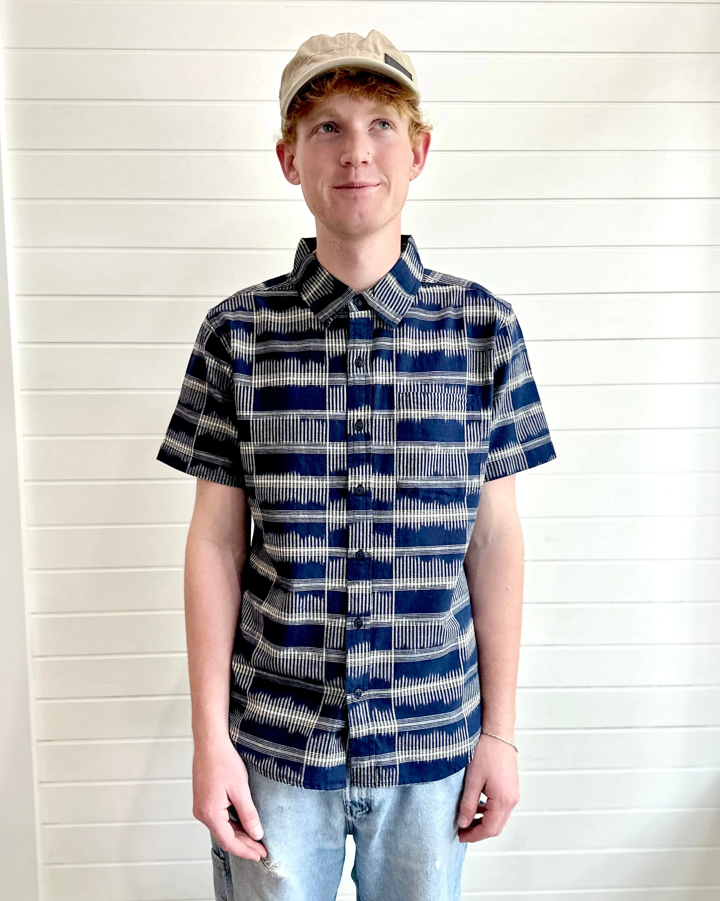 Harbor Slim Shirt- Ikat