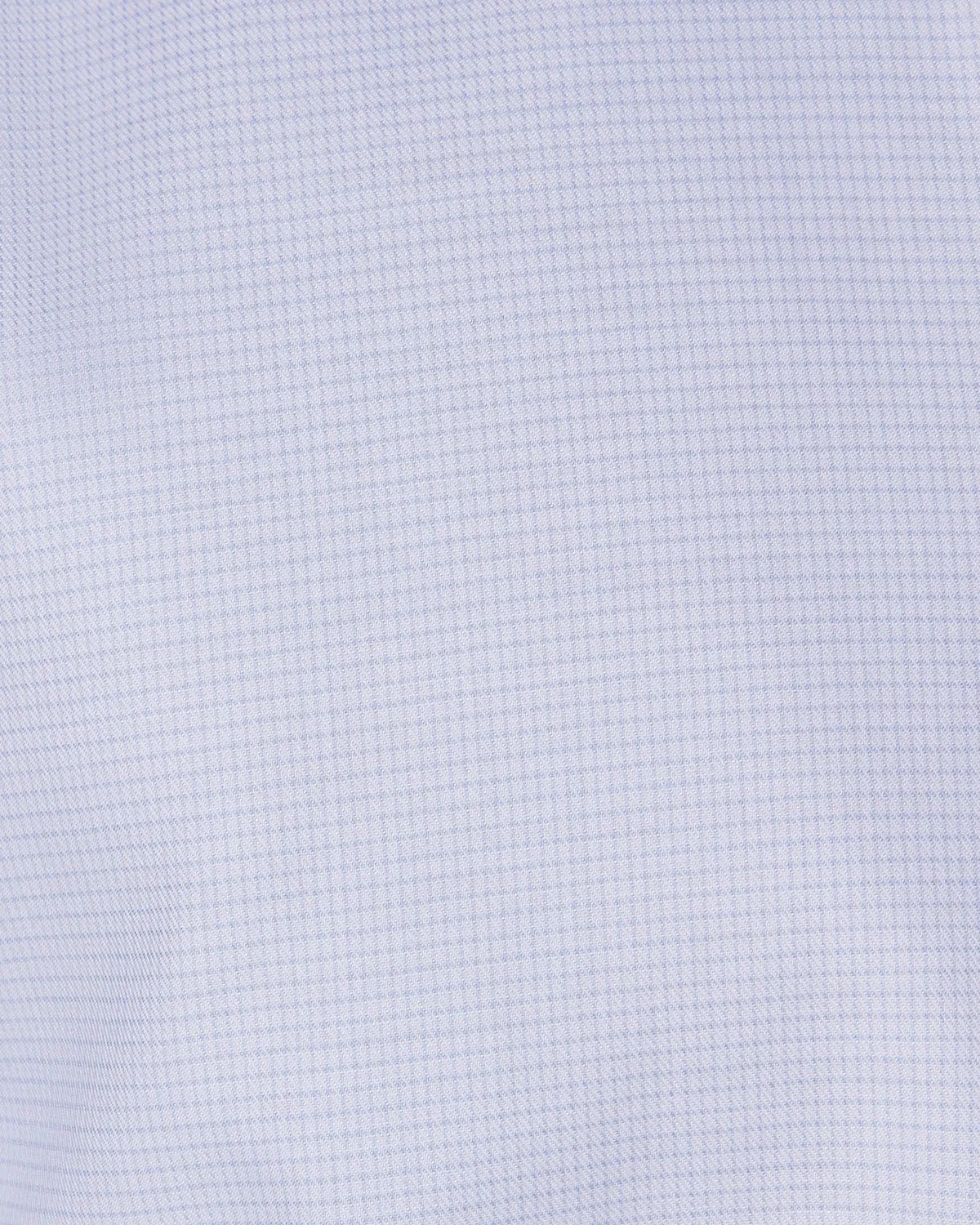 Light Blue Stretch Checked Shirt