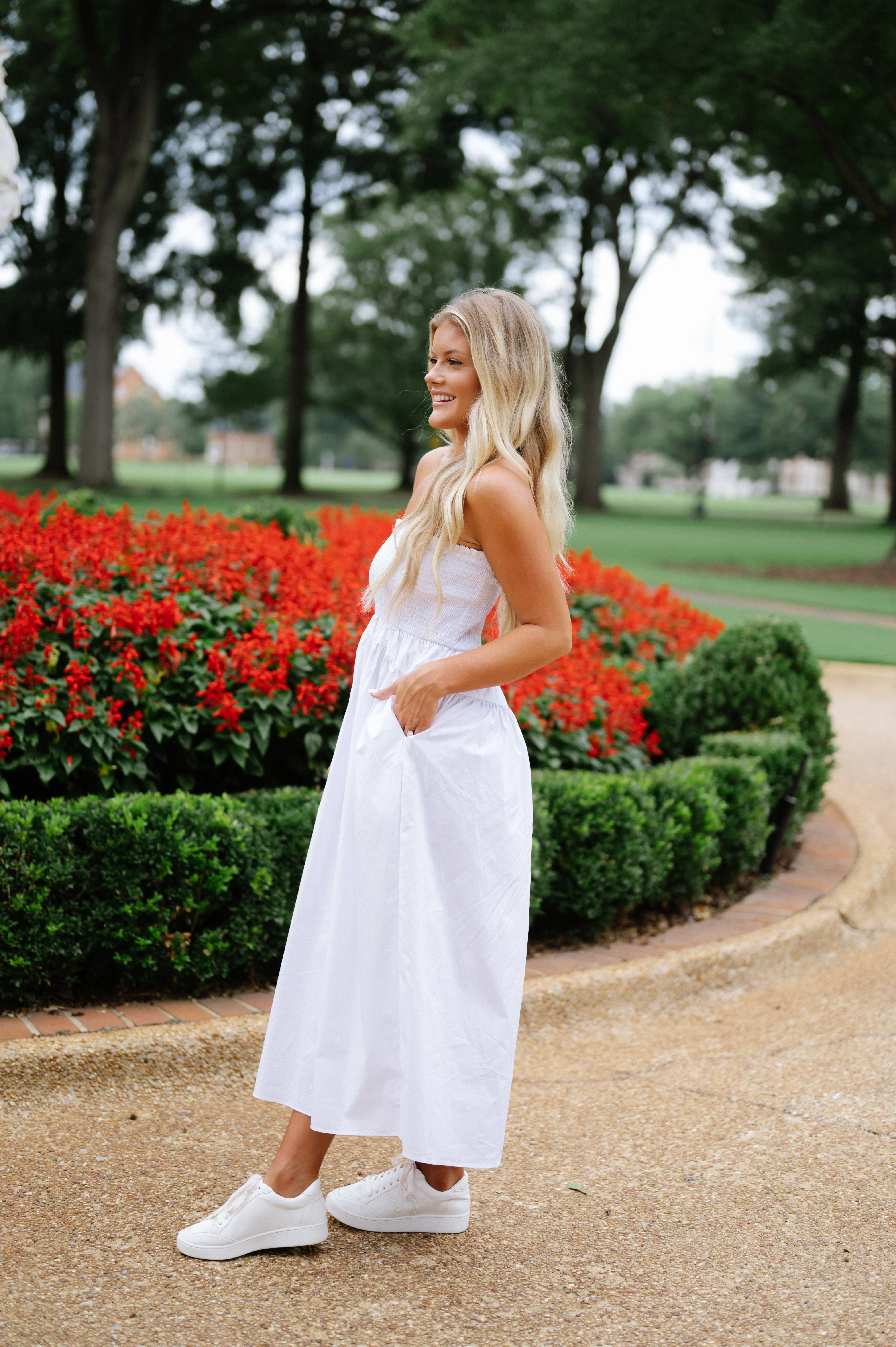 Lotus Dress- White