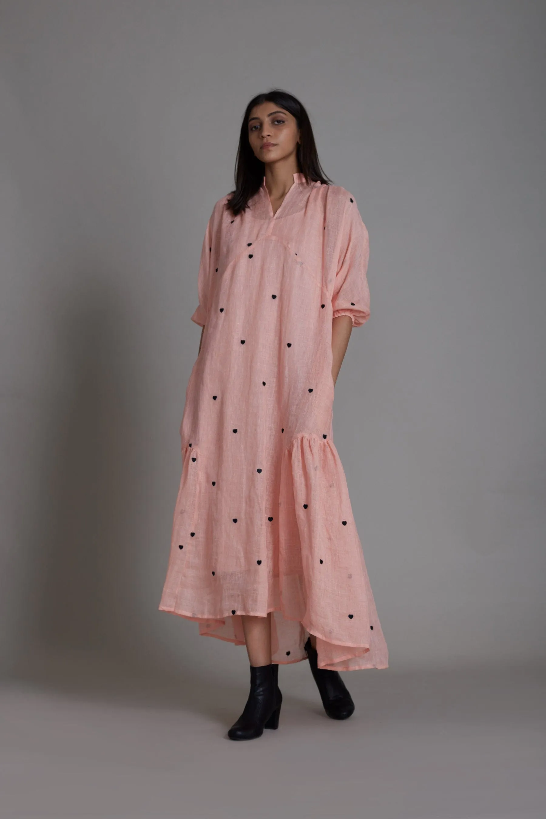 Mati Queen of Hearts Dress-Pink