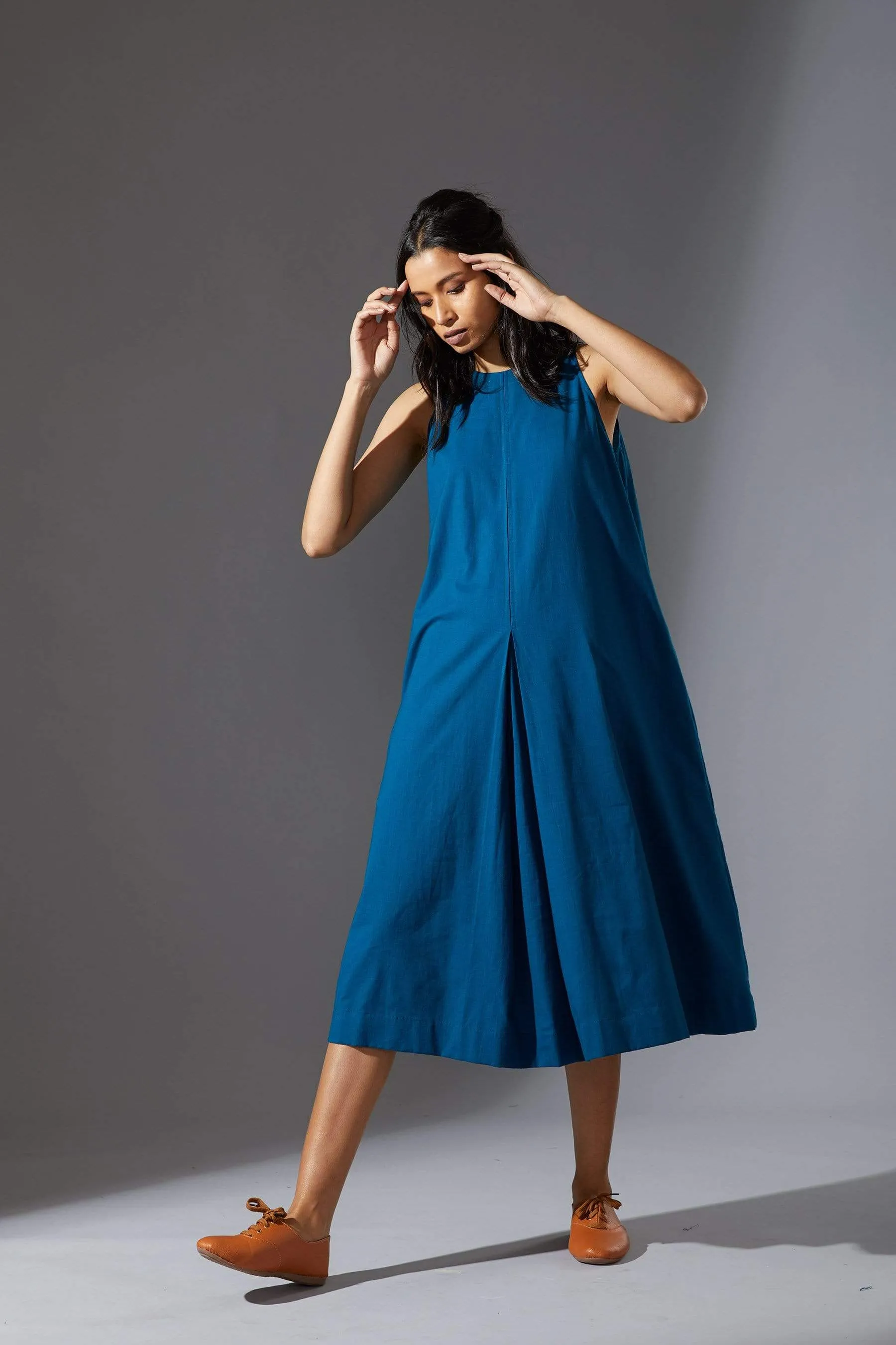 Mati Vita Aakaar Blue Dress